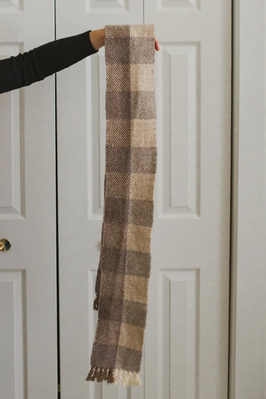woven wool scarf