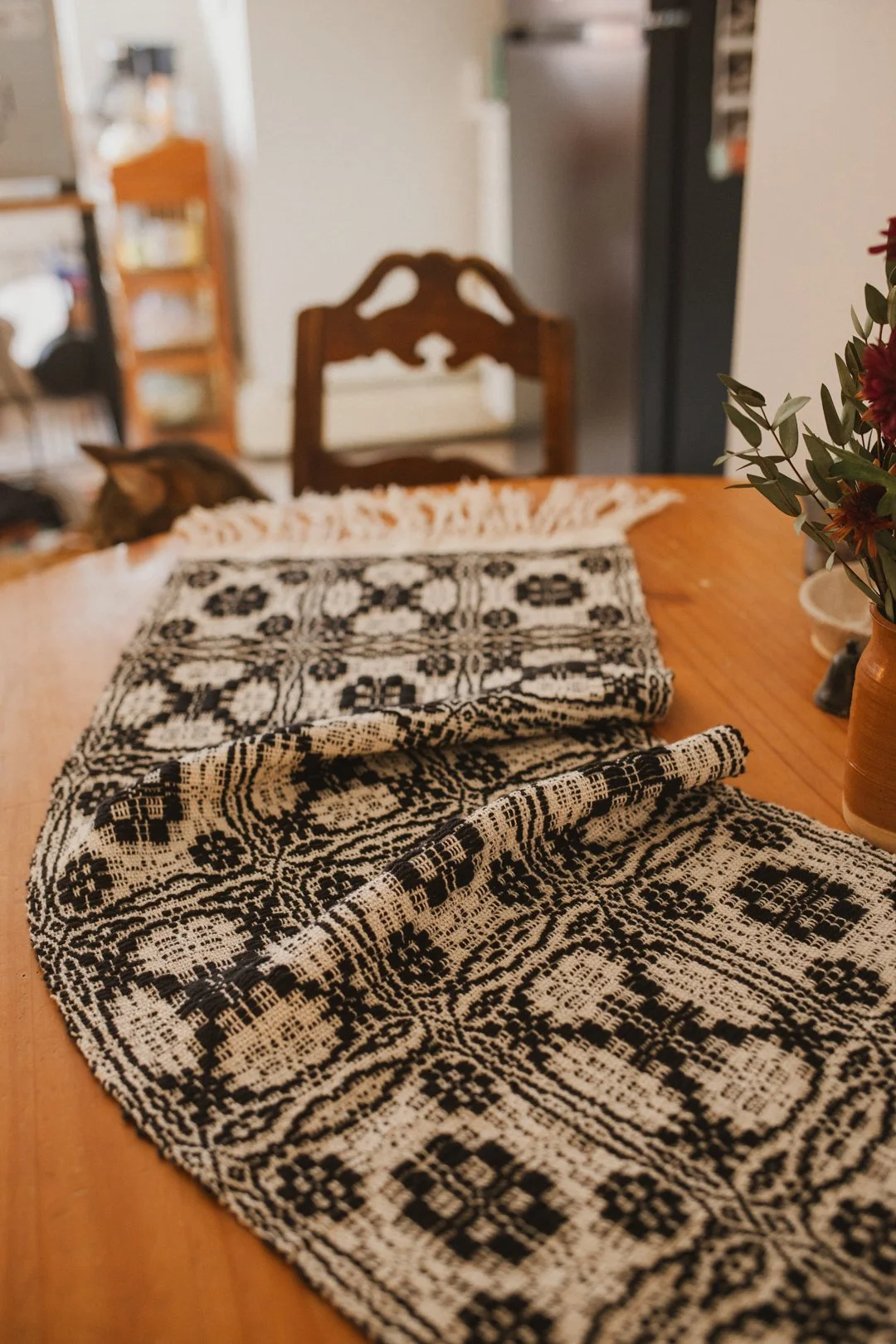 woven table runner