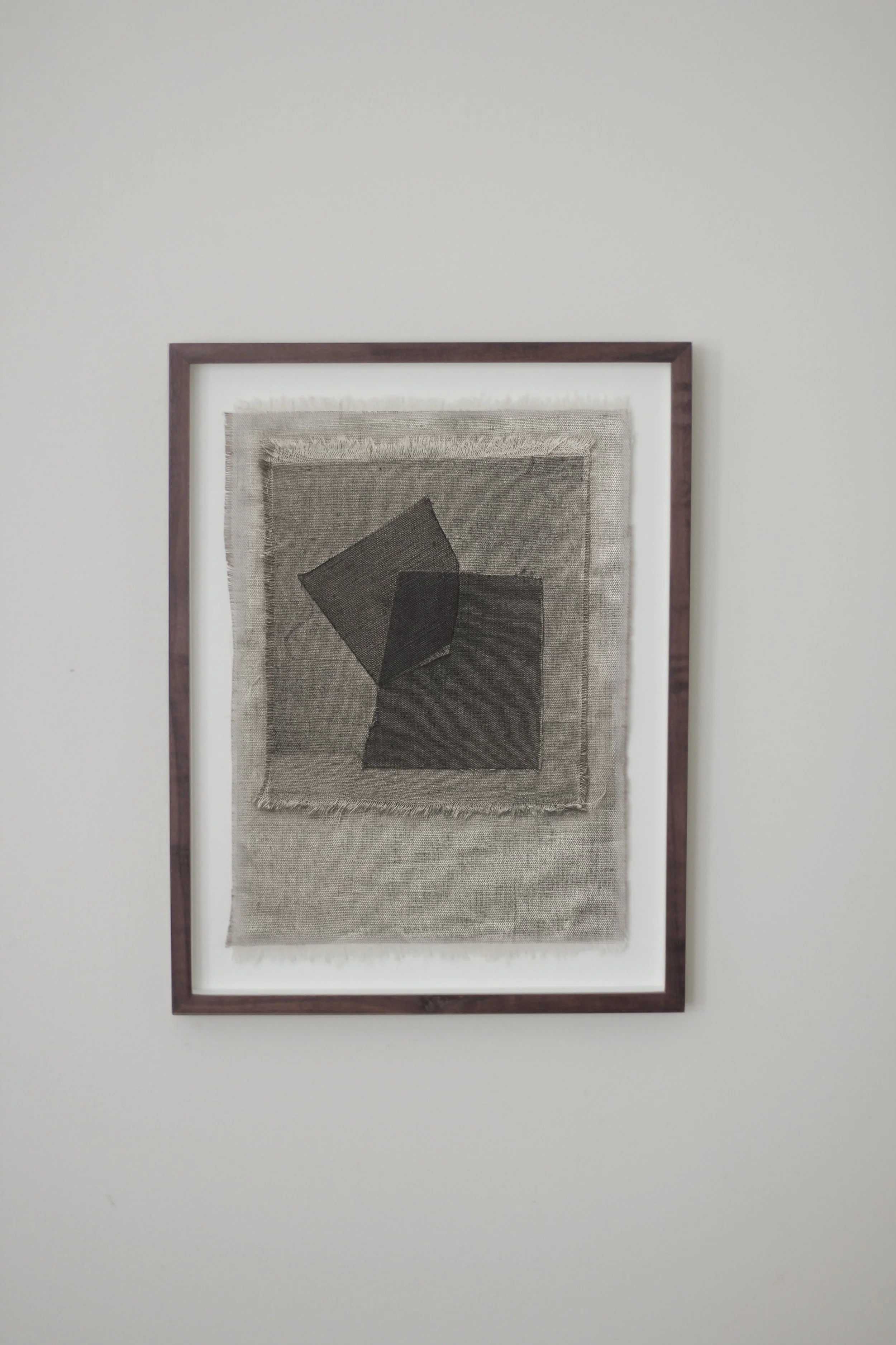 Interlocked (2023)  | 280 mm x 200mm | Re-cycled cotton, acrylic | SOLD