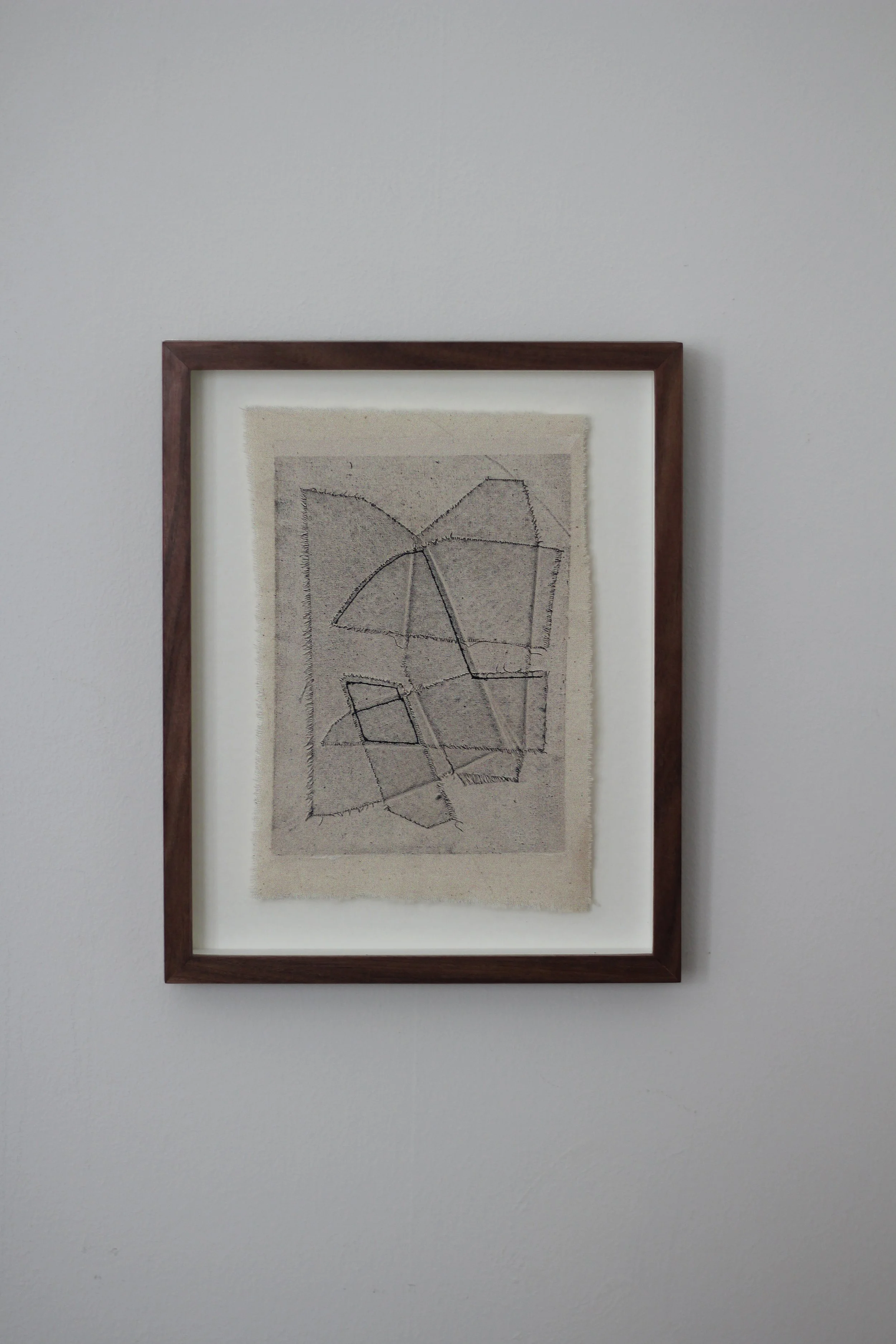 All At Once (2022)  | 230mm x 160mm | Re-cycled cotton, acrylic | SOLD