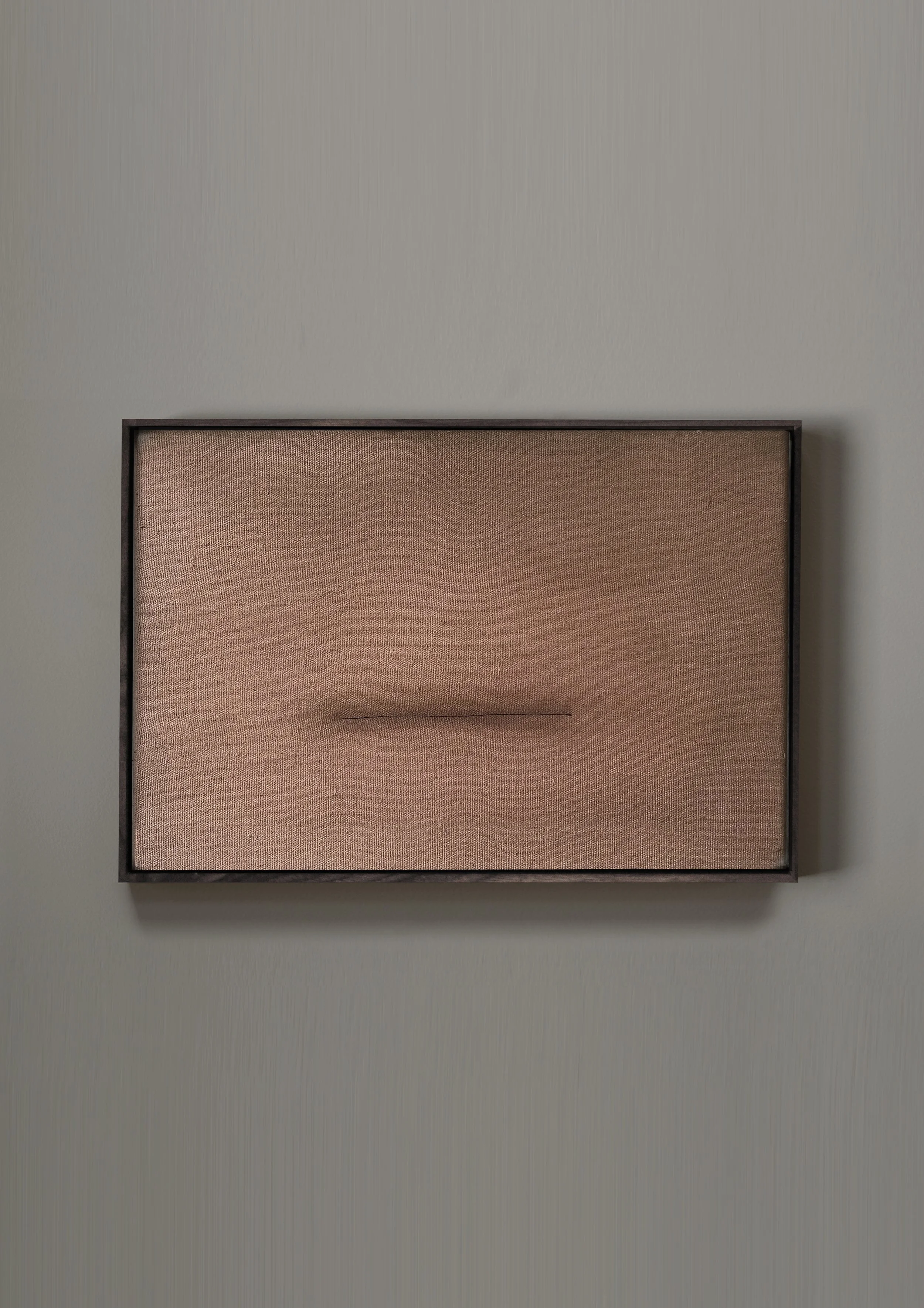 Saying Something With Almost Nothing (2022)
350 x 250mm |
Re-cycled cotton , batch-made ink stitch | SOLD