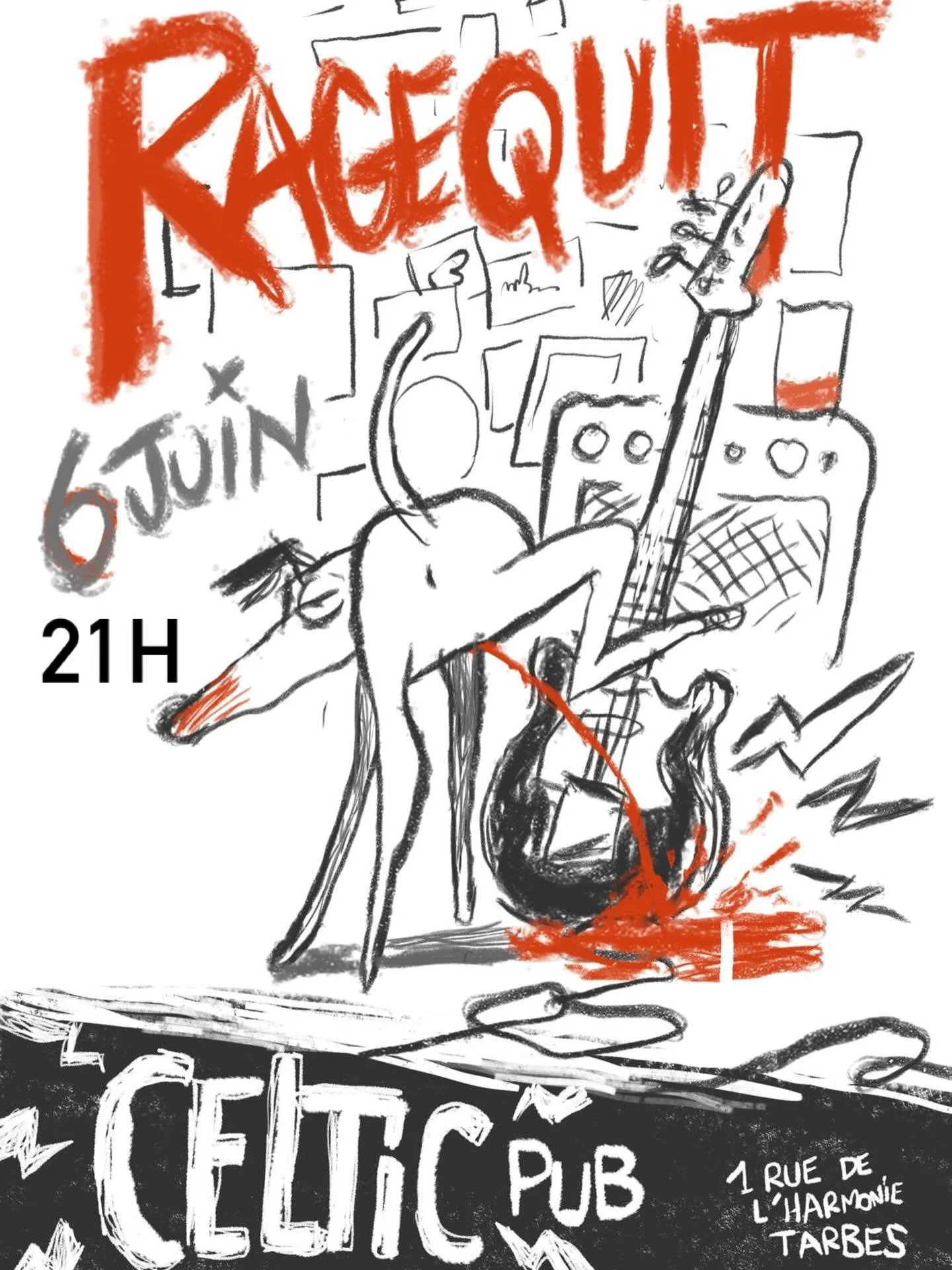 Le 6 juin &ccedil;a va tabasser les oreilles au Celtic de Tarbes! Soignez vos acouph&egrave;nes d&rsquo;ici l&agrave;!