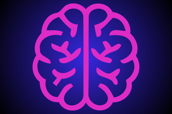 Illustration of a brain representing mindset coaching, identity work, and accountability for spiritual entrepreneurs building a purpose-driven business.