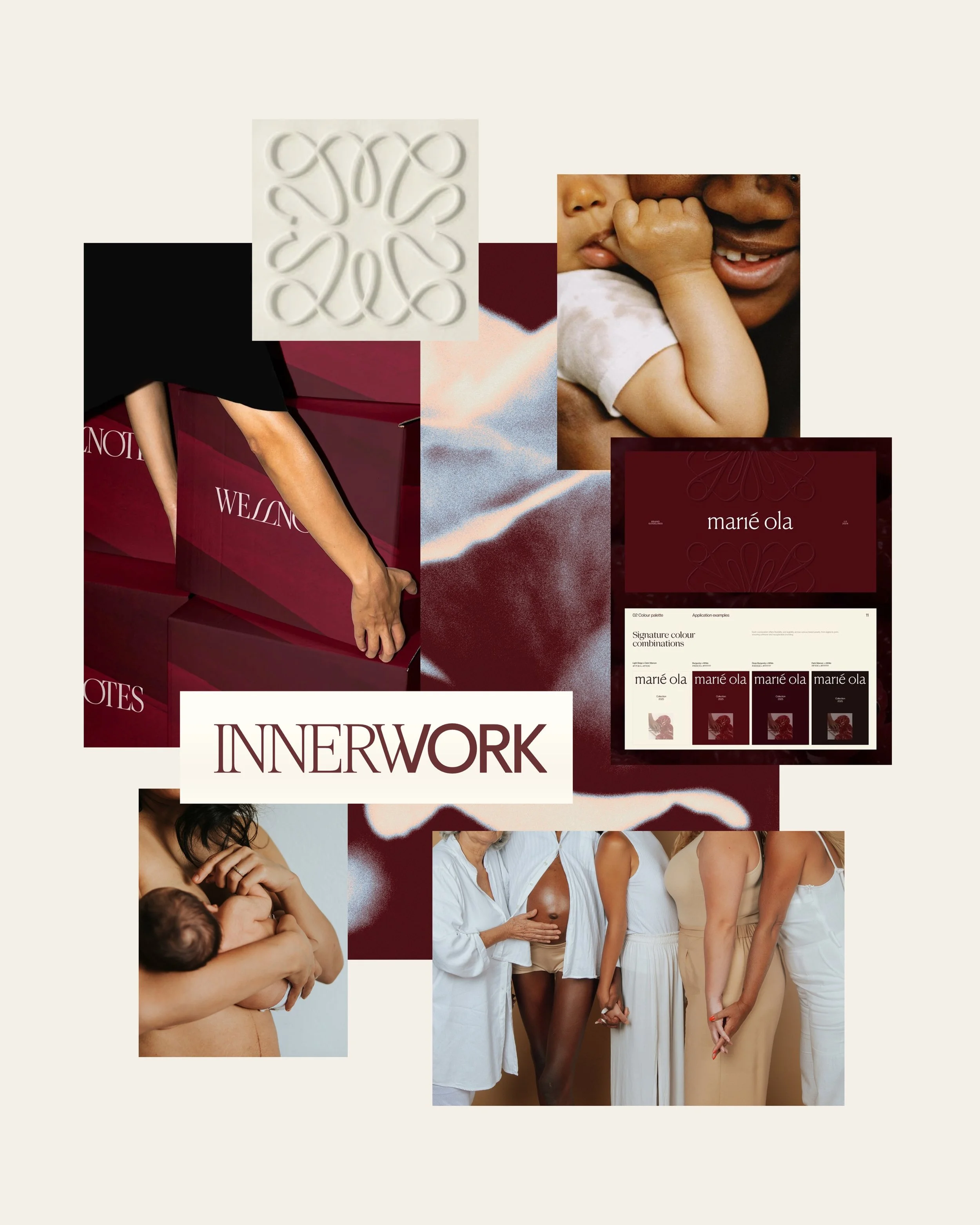 Mood Board Monday ✨ 

Featuring the final creative direction for a motherhood-focused care institute rooted in softness, strength, and a clinical POV designed to support mothers through every stage of motherhood. &hearts;️

#brandidentitydesign #mood