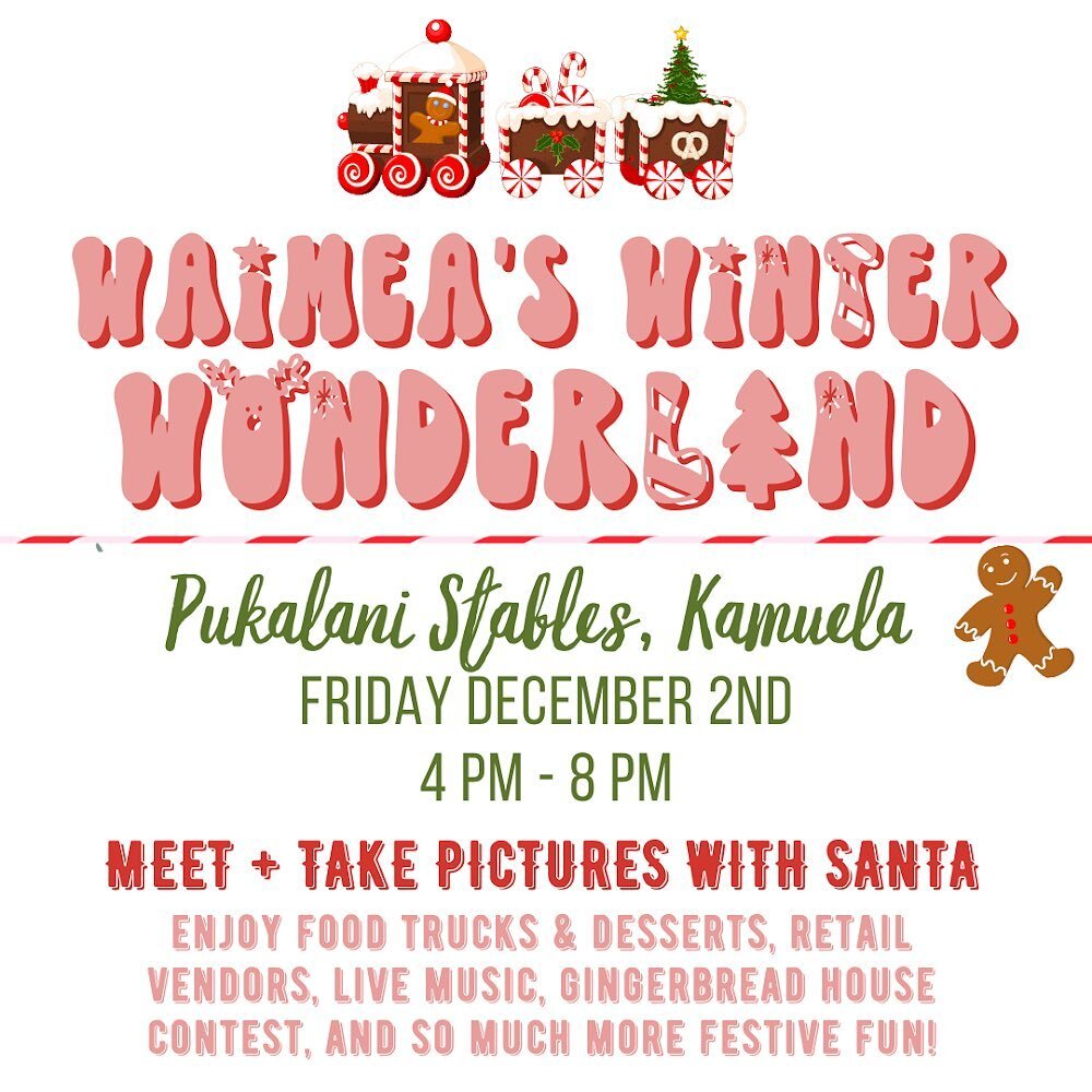 See you Friday, Waimea! We&rsquo;ll be spinning clouds and twisting balloons. #yum
