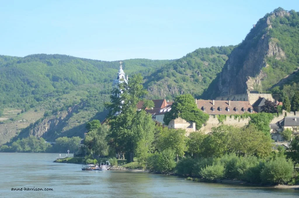 A village on the Rhine, surrounded by forest