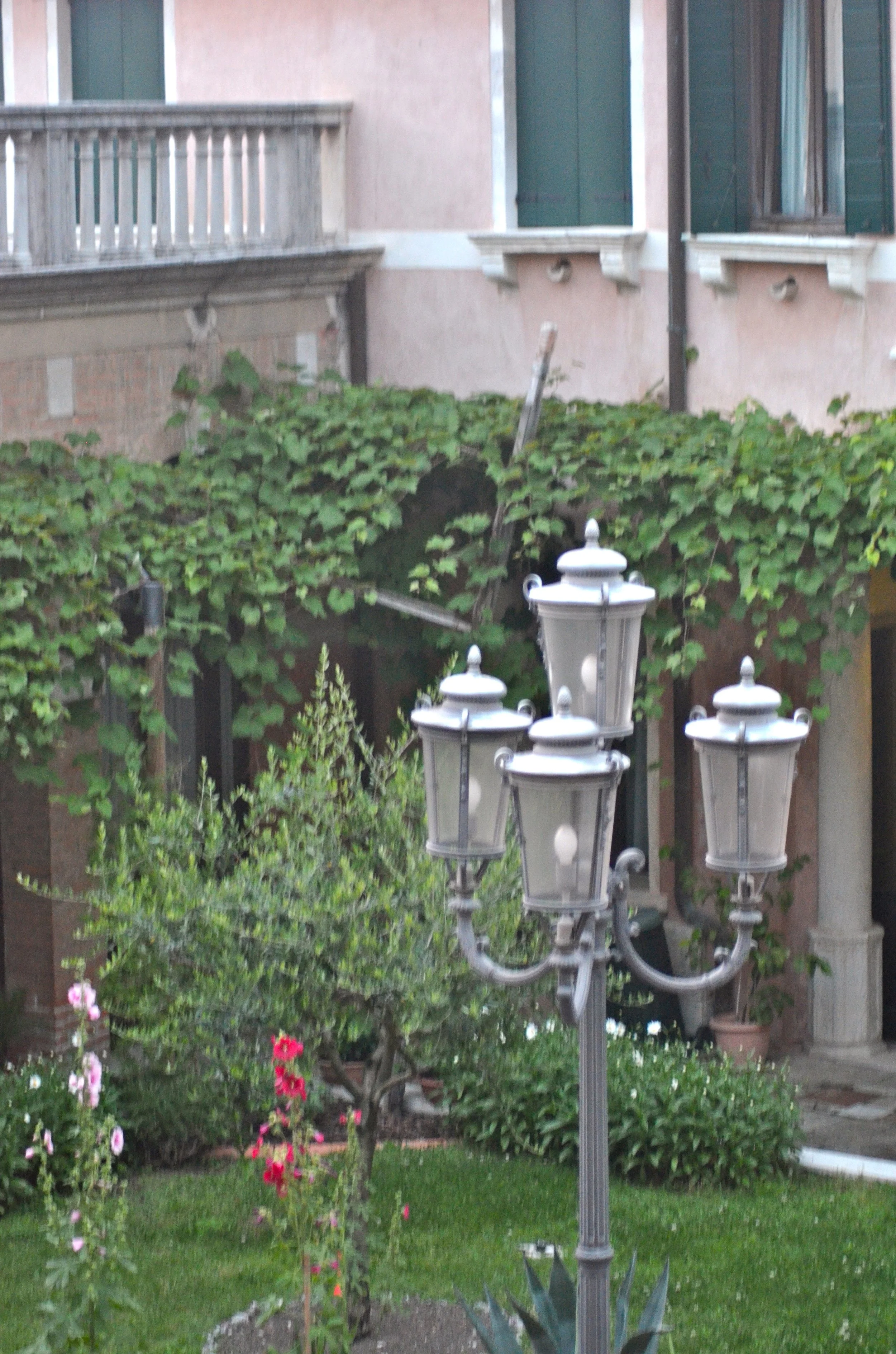 Flowers and a lamp (c) A. Harrison