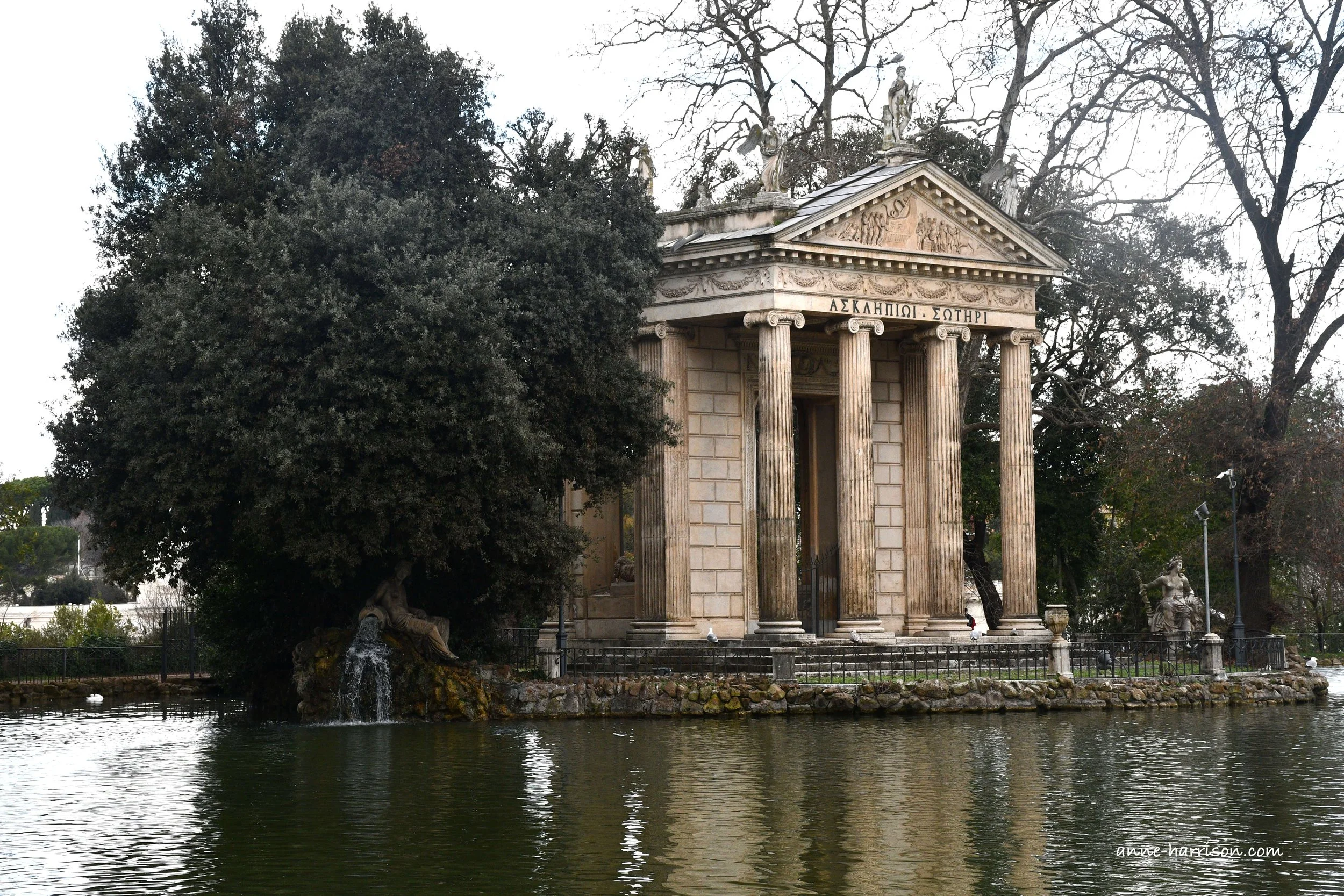 A temple in the gardens