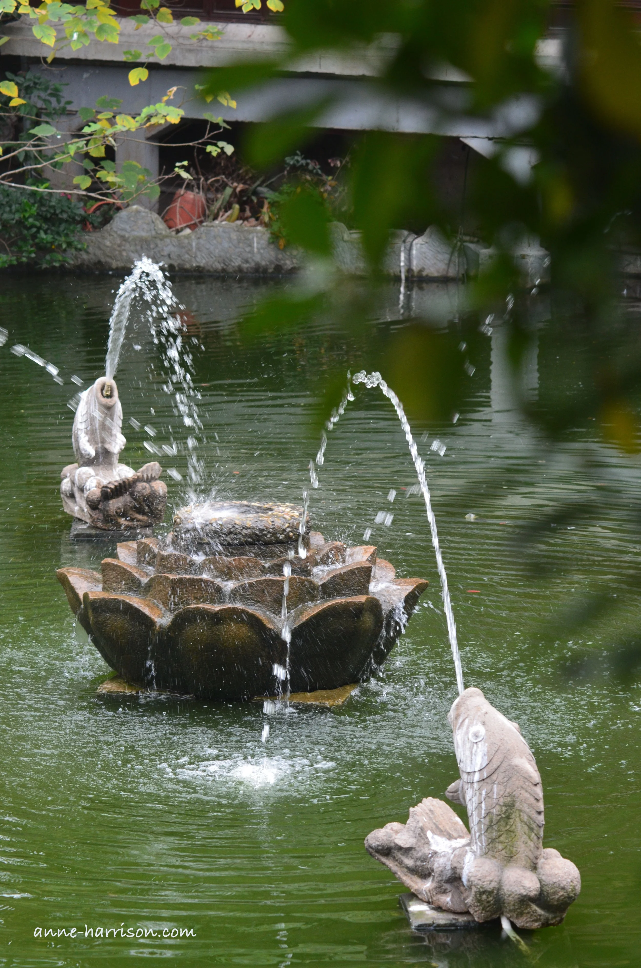 A gorgeous fish fountain © A. Harrison