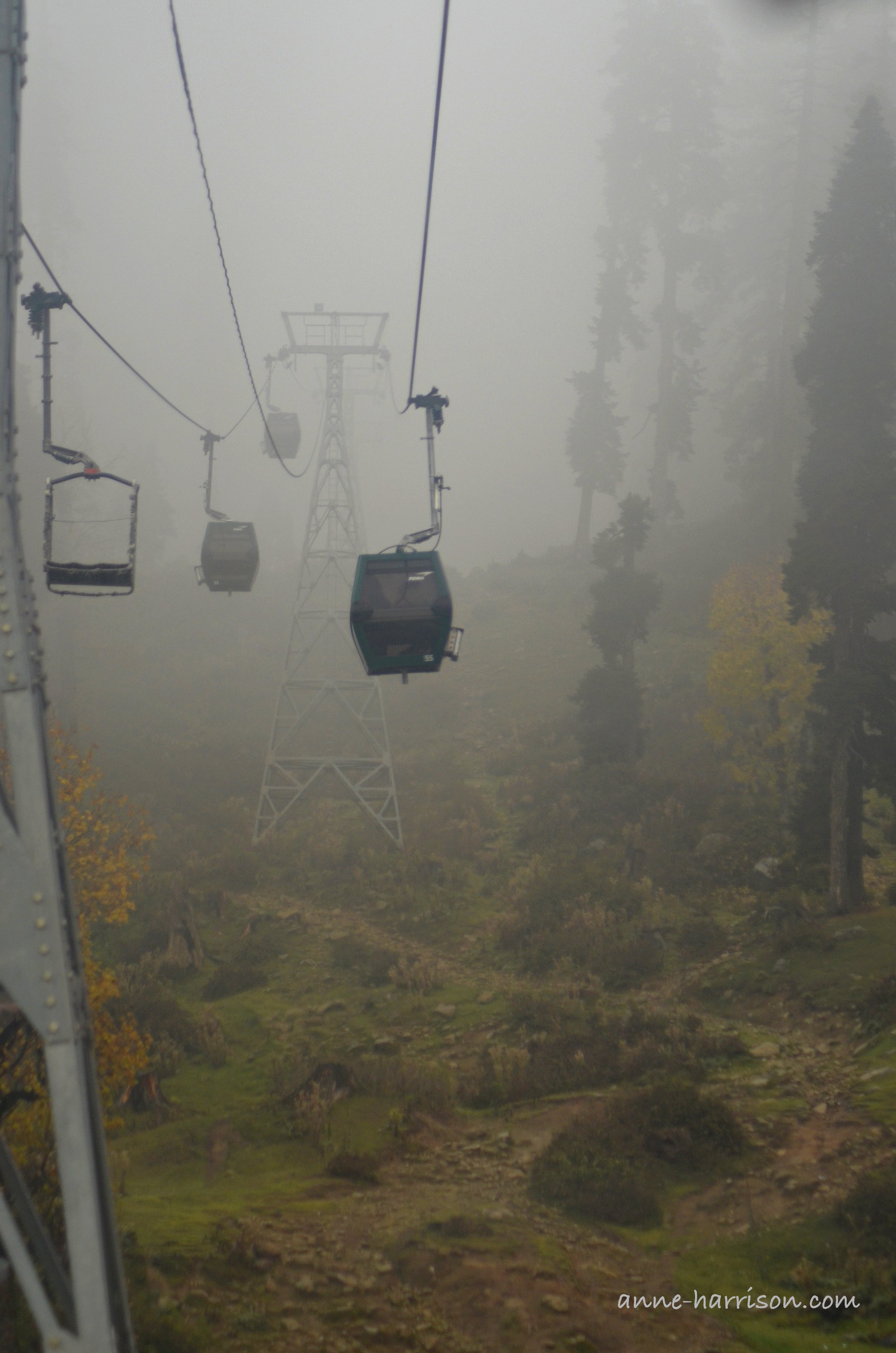 Riding A Chair-lift in Kashmir
