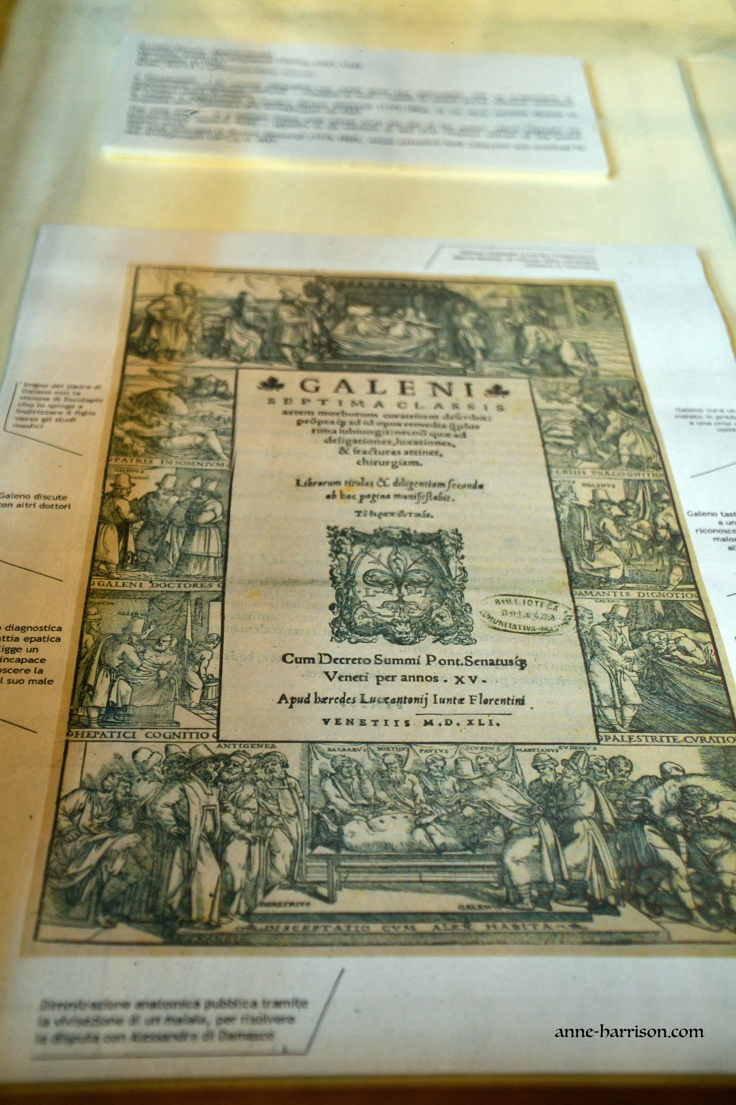 A first edition of Galen's work (c) A. Harrison 