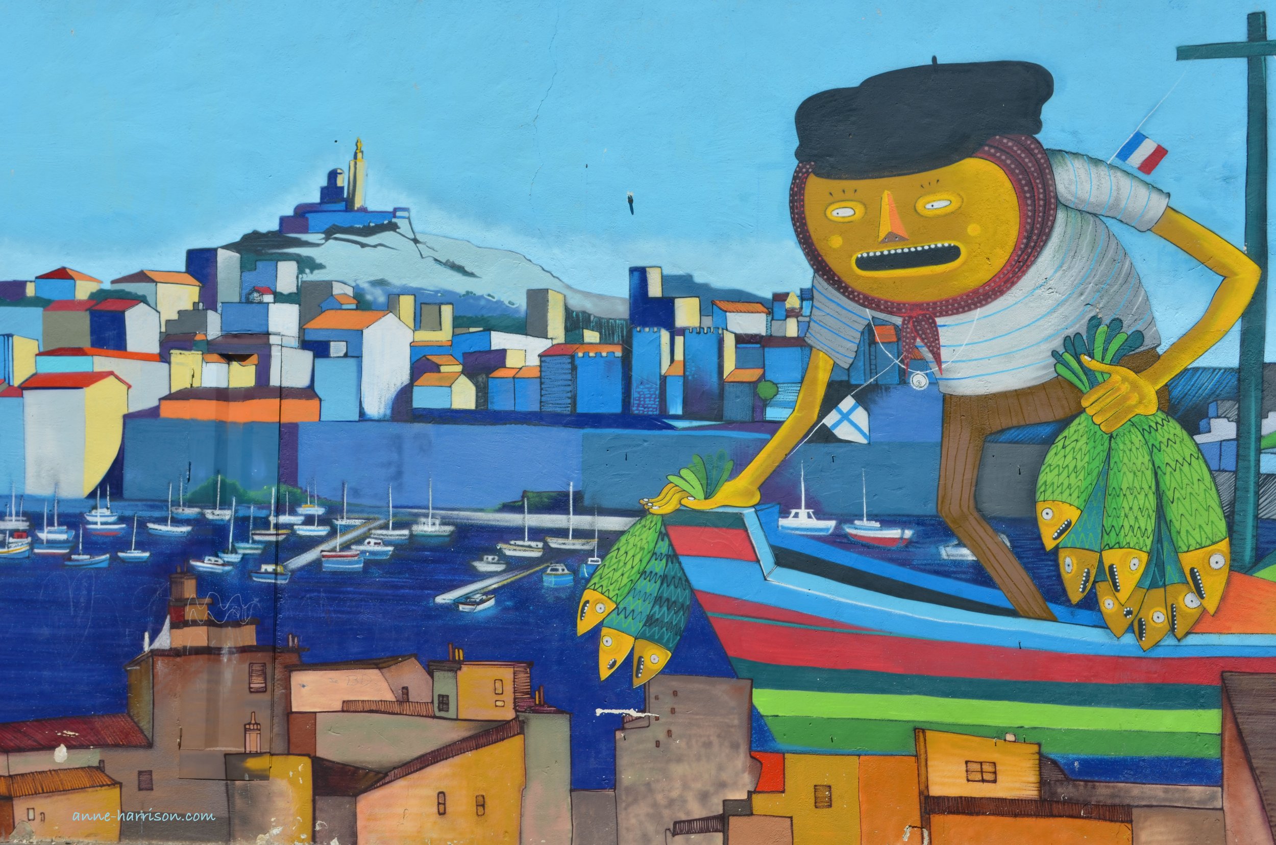 A Mural in Marseille