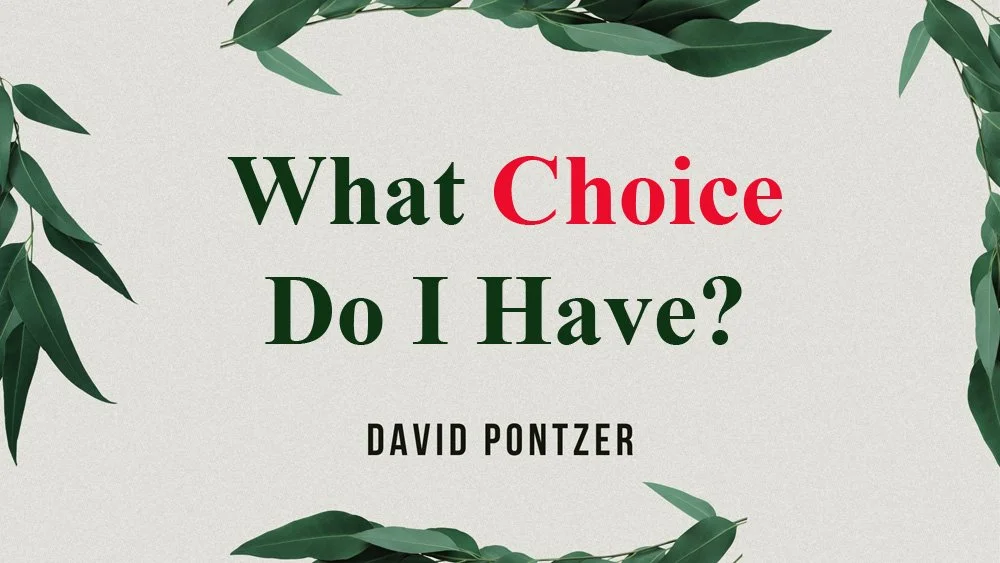 What Choice Do I Have?