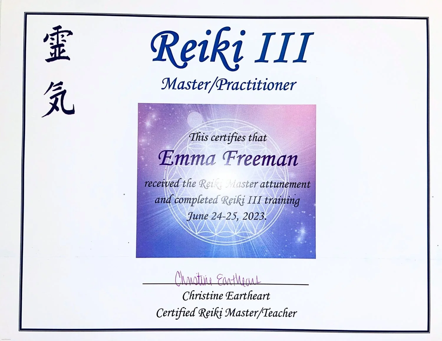 Emma Freeman, light worker, Reiki Master energy healer, embodied health care practitioner, artist, poet, teacher of pathways of light in Oconomowoc, Wisconsin. Spiritual care provider for love to thrive for all beings everywhere. And so it is. 