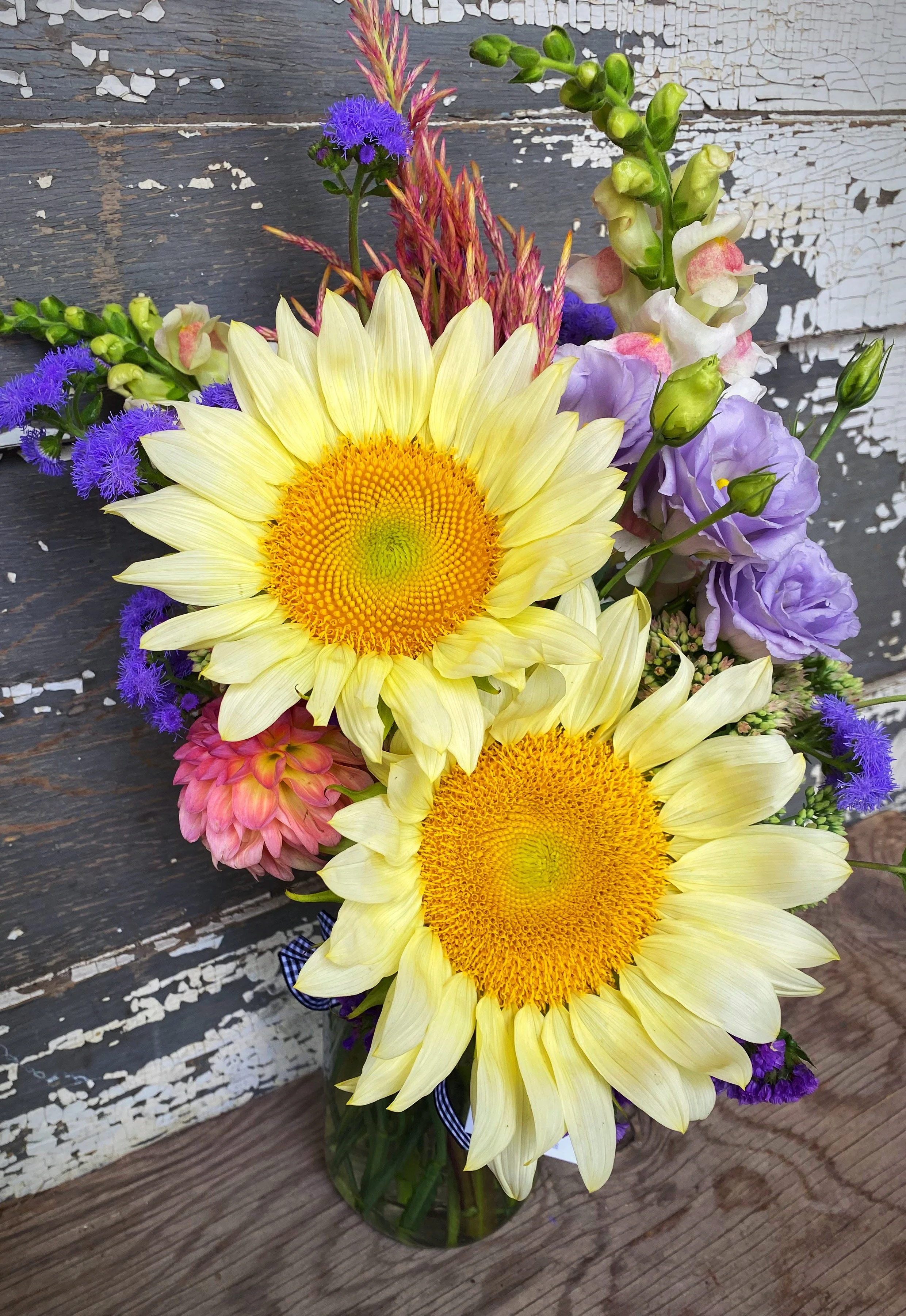 White Sunflower  Arrangement