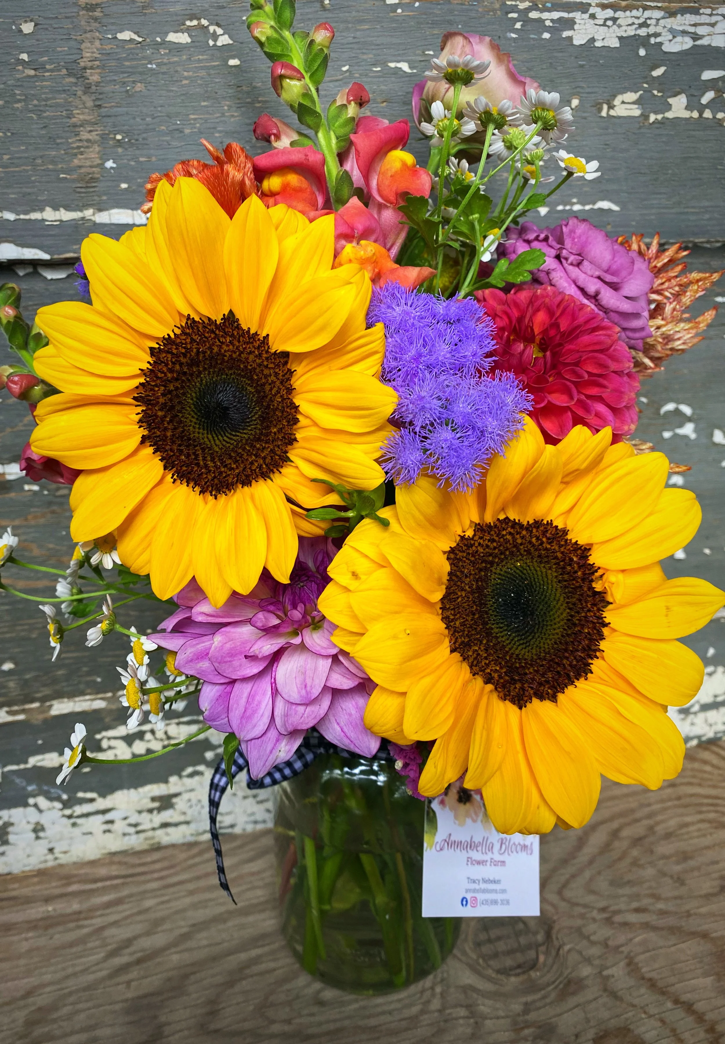 Sunflower  Mason Jar