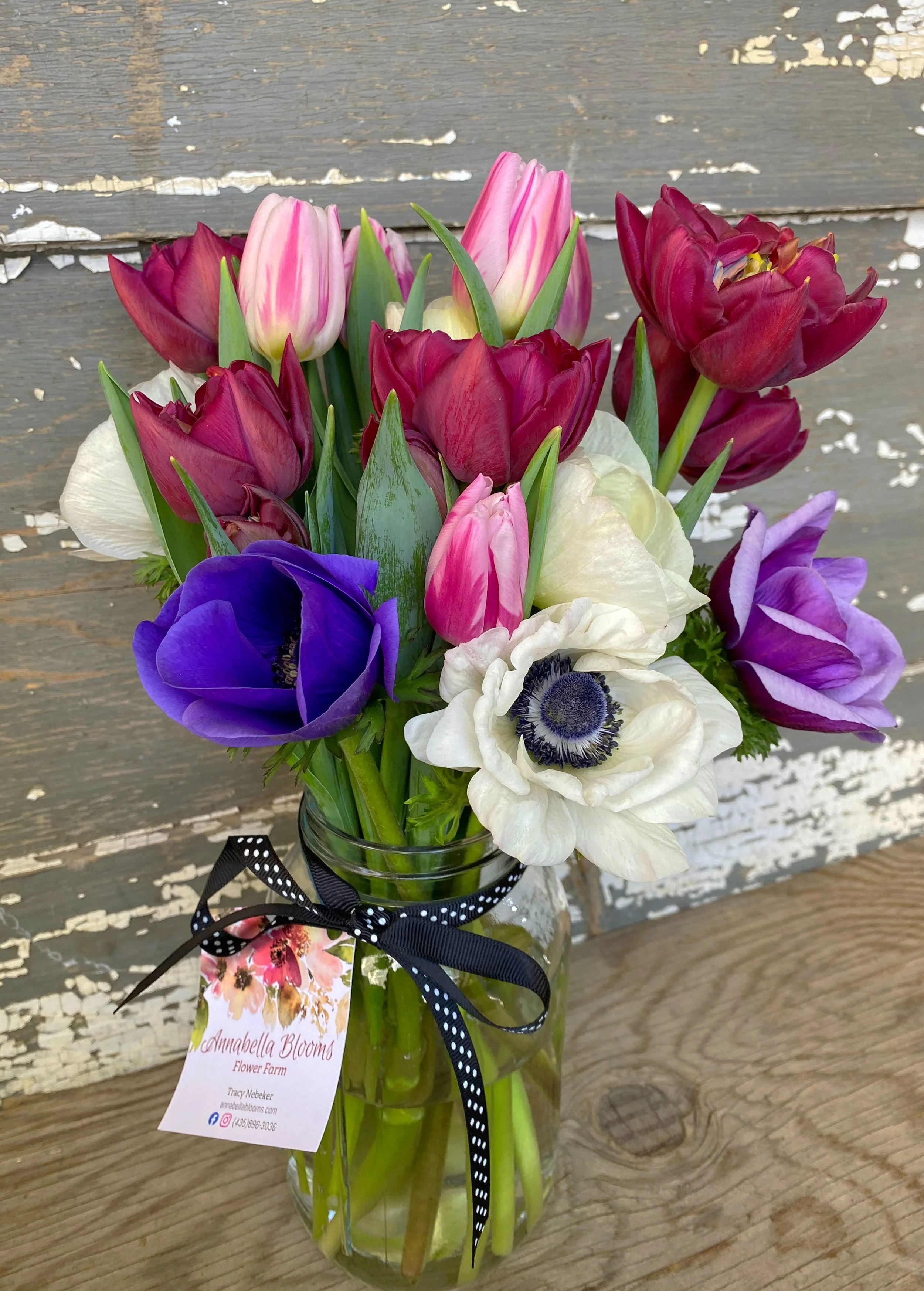 Pretty Tulip Arrangement