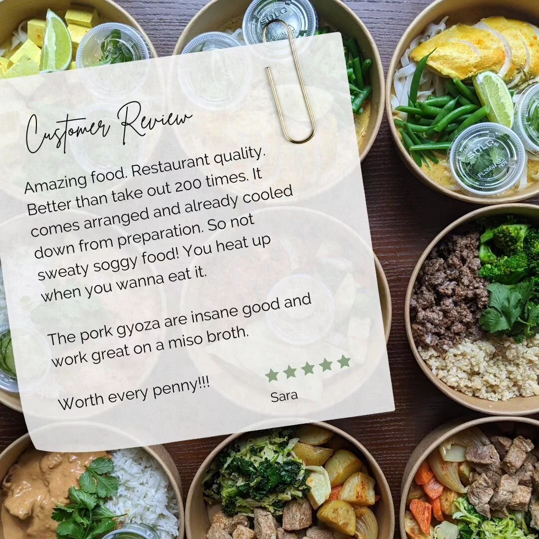 It makes me so happy to hear feedback from our customers. 
Thanks for choosing Molly's Meals. 🍲
.
.
.
#feedback #reviews #customerlove #appreciative #happycustomer😊