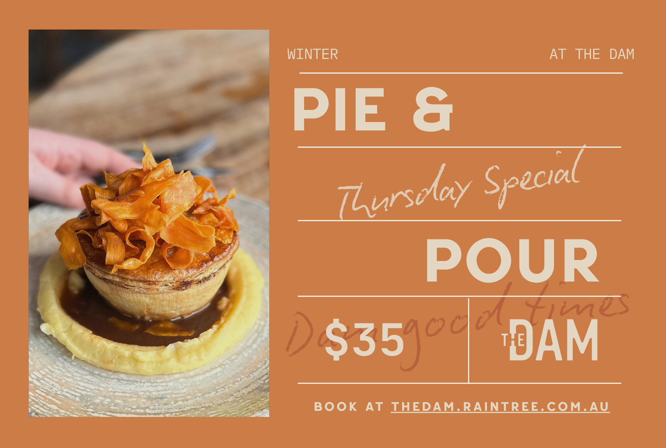 Thursday Special - Pie &amp; Pour
