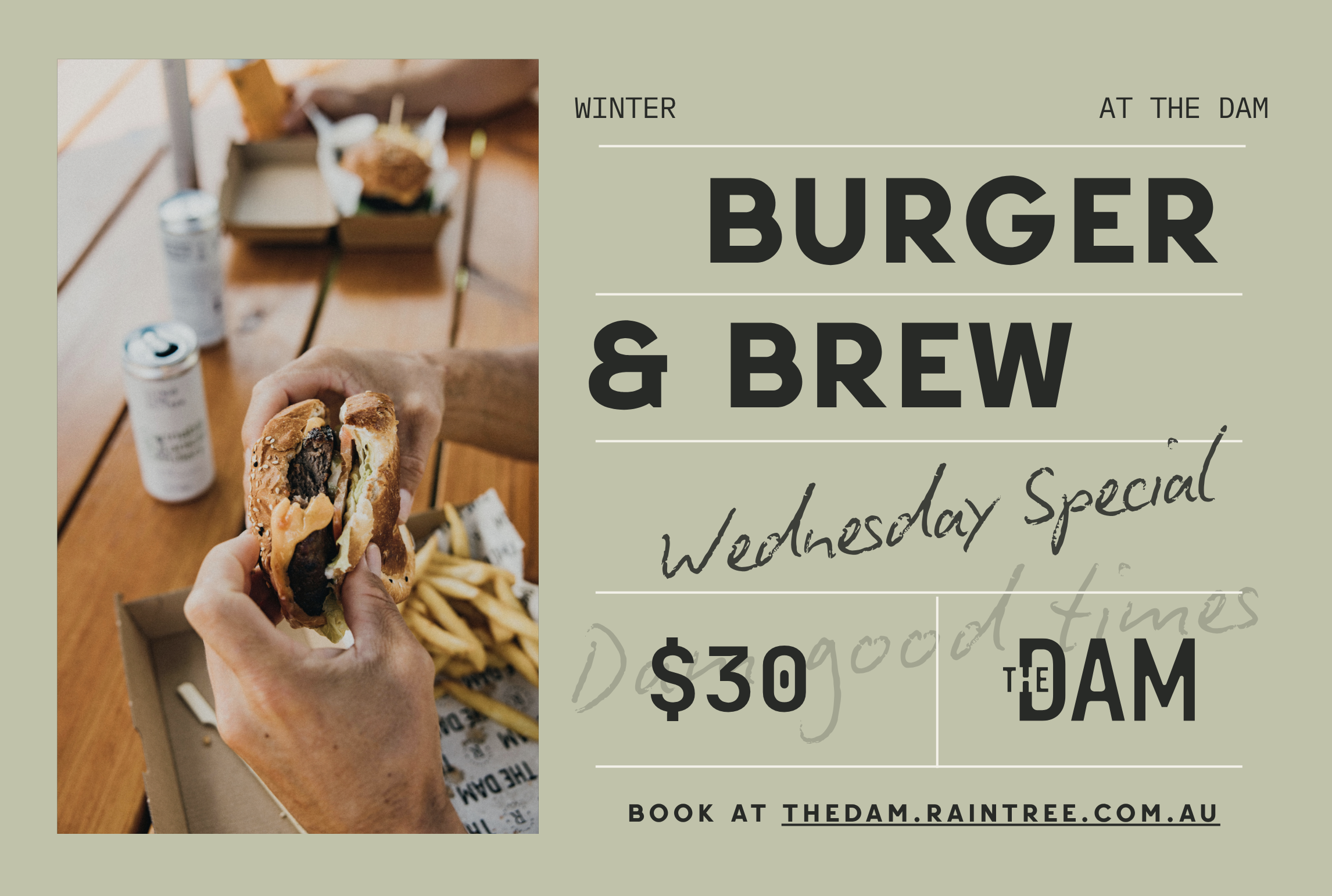 Wednesday Special - Burger &amp; Brew!