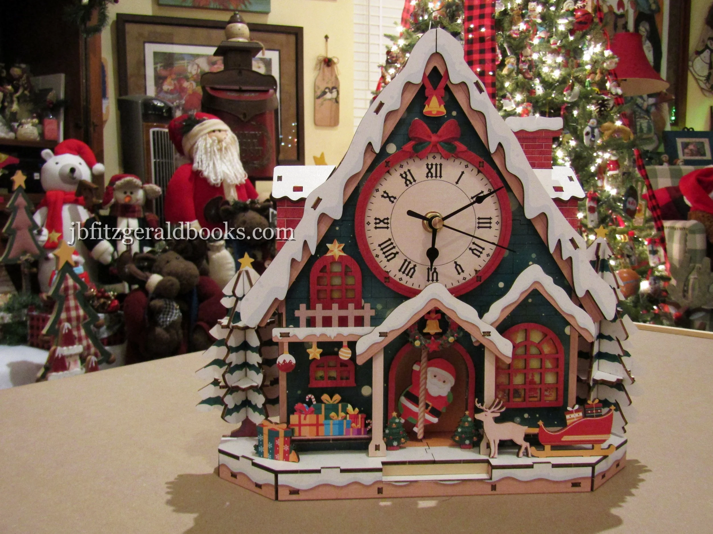 Clocking Around the Christmas Tree, J.B. Fitzgerald, jbfitzgeraldbooks.com