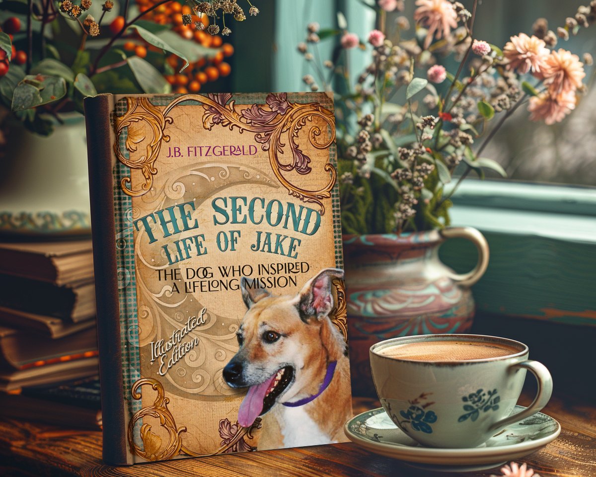 The Second Life of Jake: The Dog Who Inspired a Lifelong Mission, an illustrated dog parenting memoir by J.B. Fitzgerald, jbfitzgeraldbooks.com