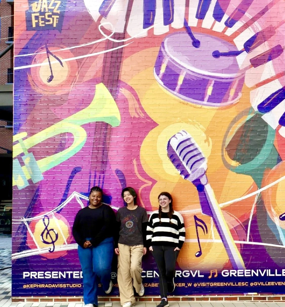 2024 Greenville Jazz Festival Mural