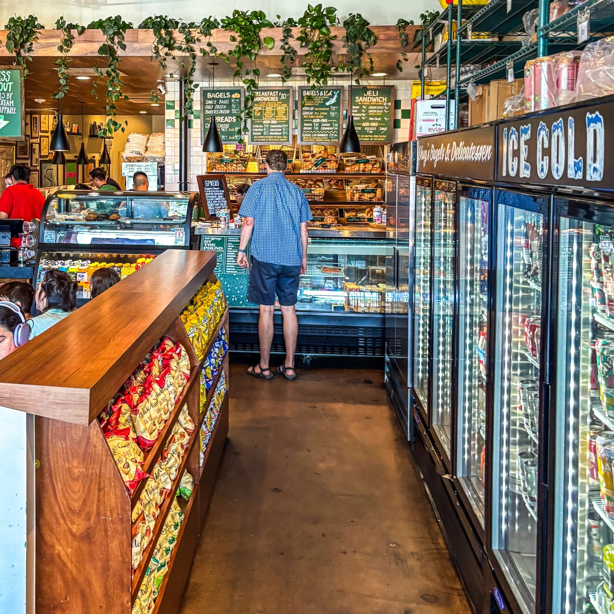 Inside of Shug's Bagels