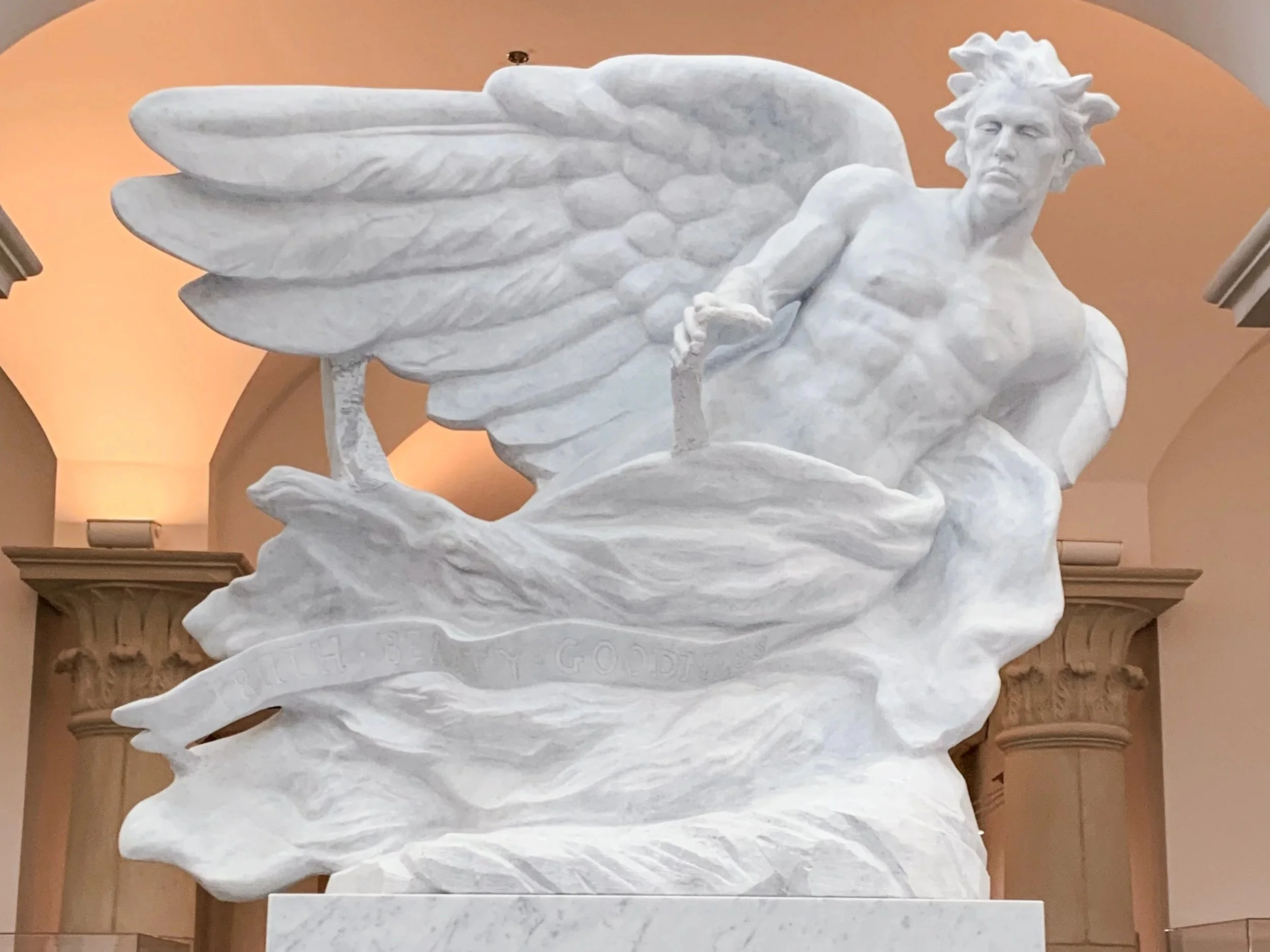 Statue at Museum of Biblical Art