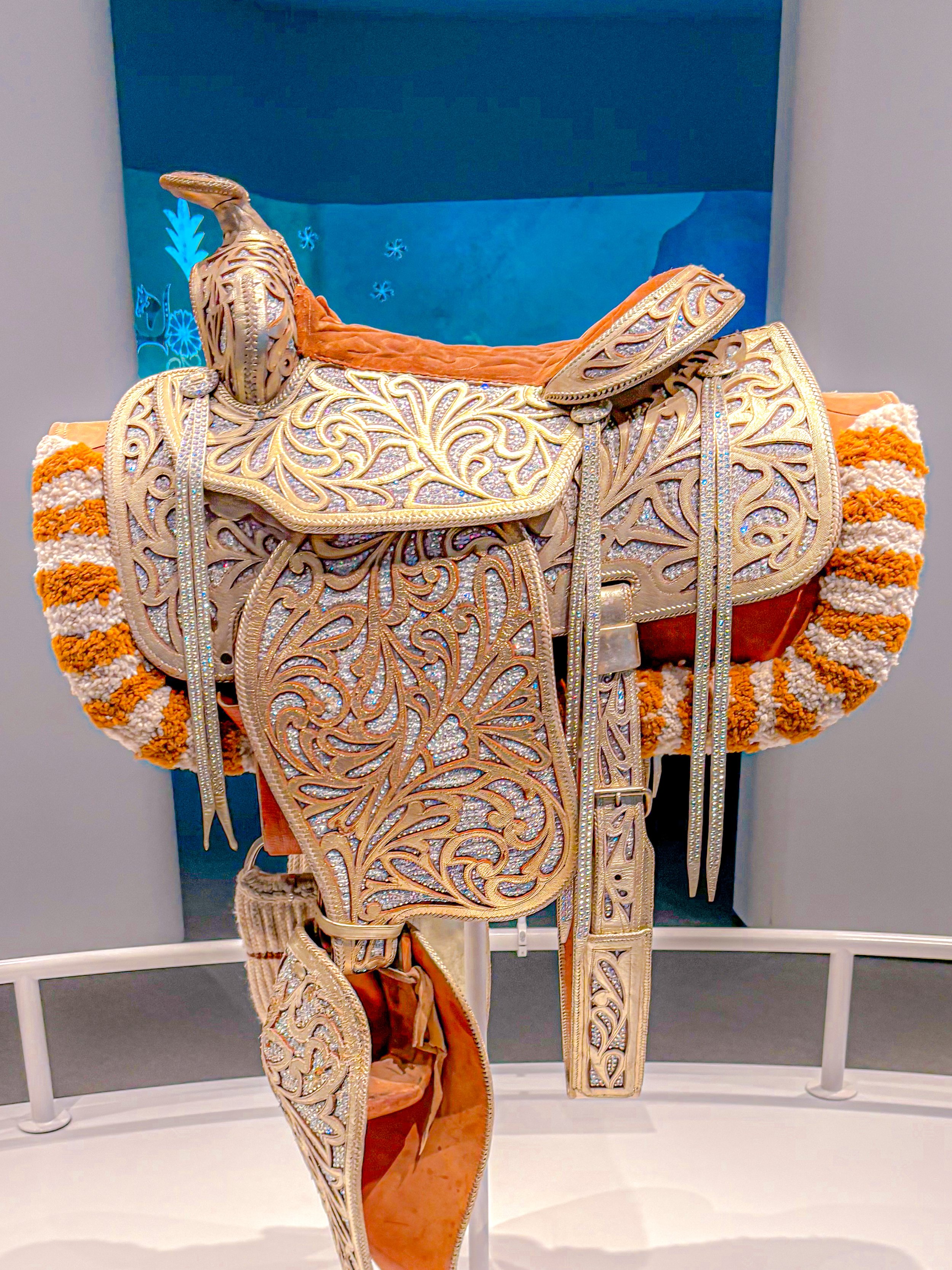 Bejewelled saddle