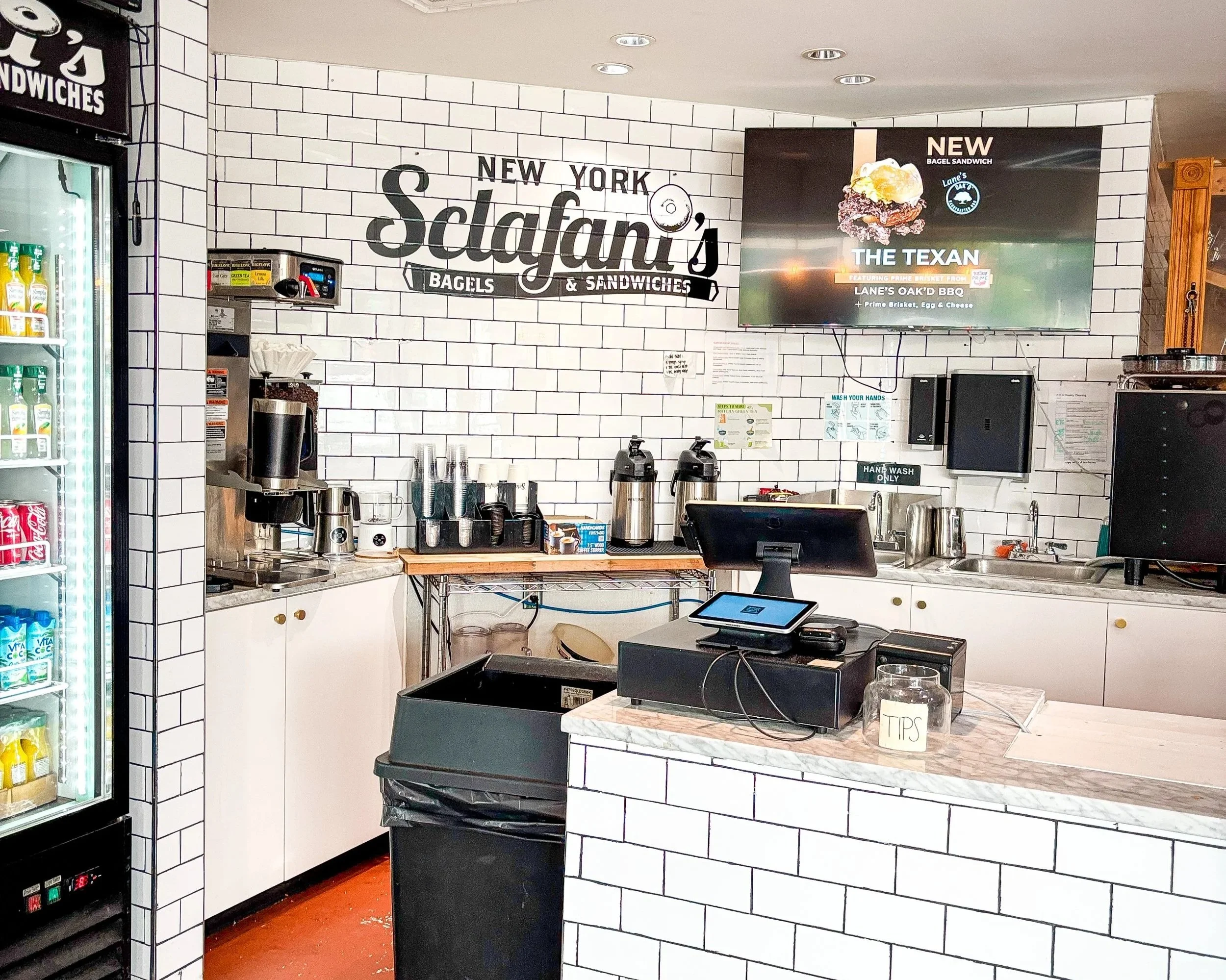 Interior of Sclafani's Bagels