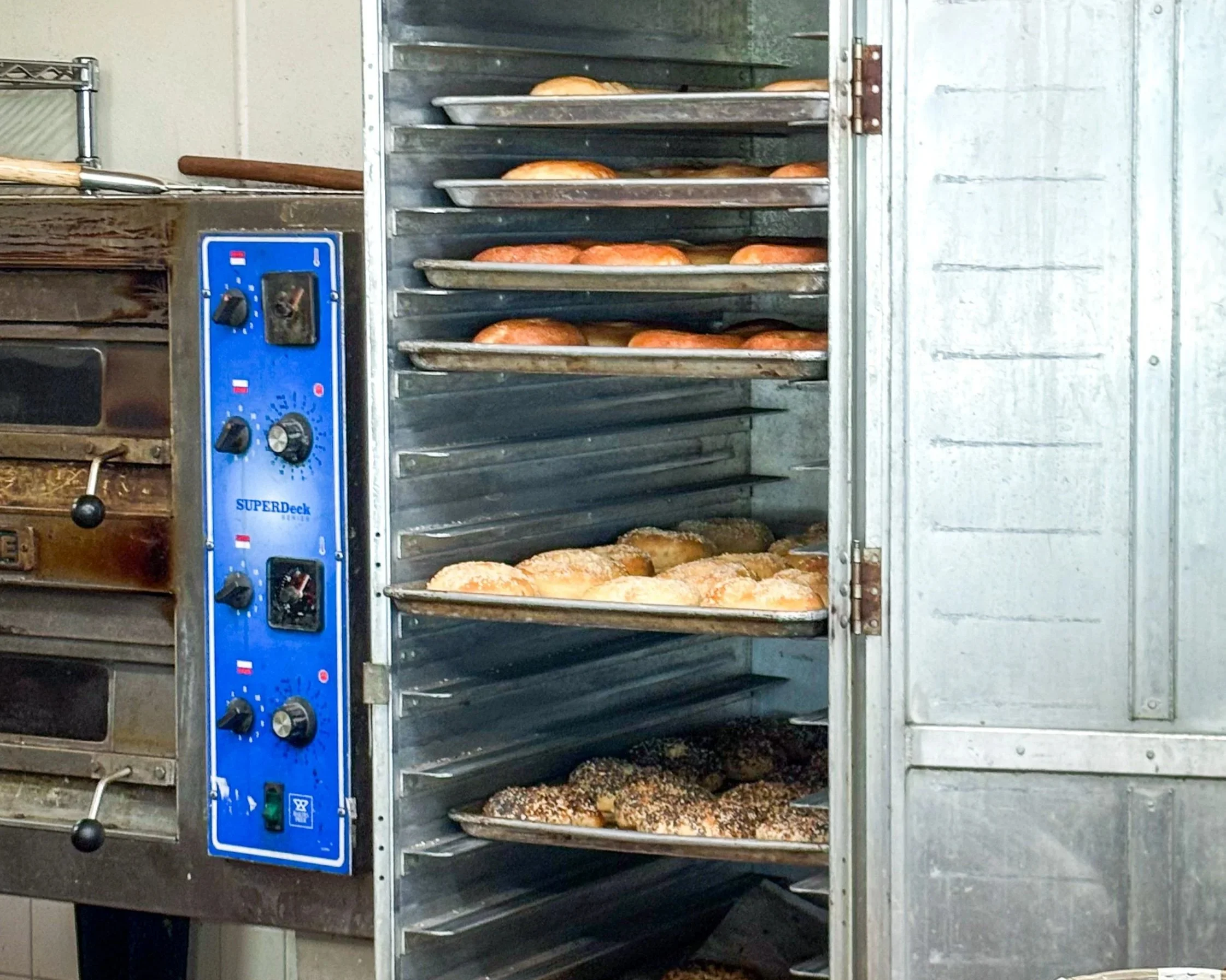 Trays of Bagels