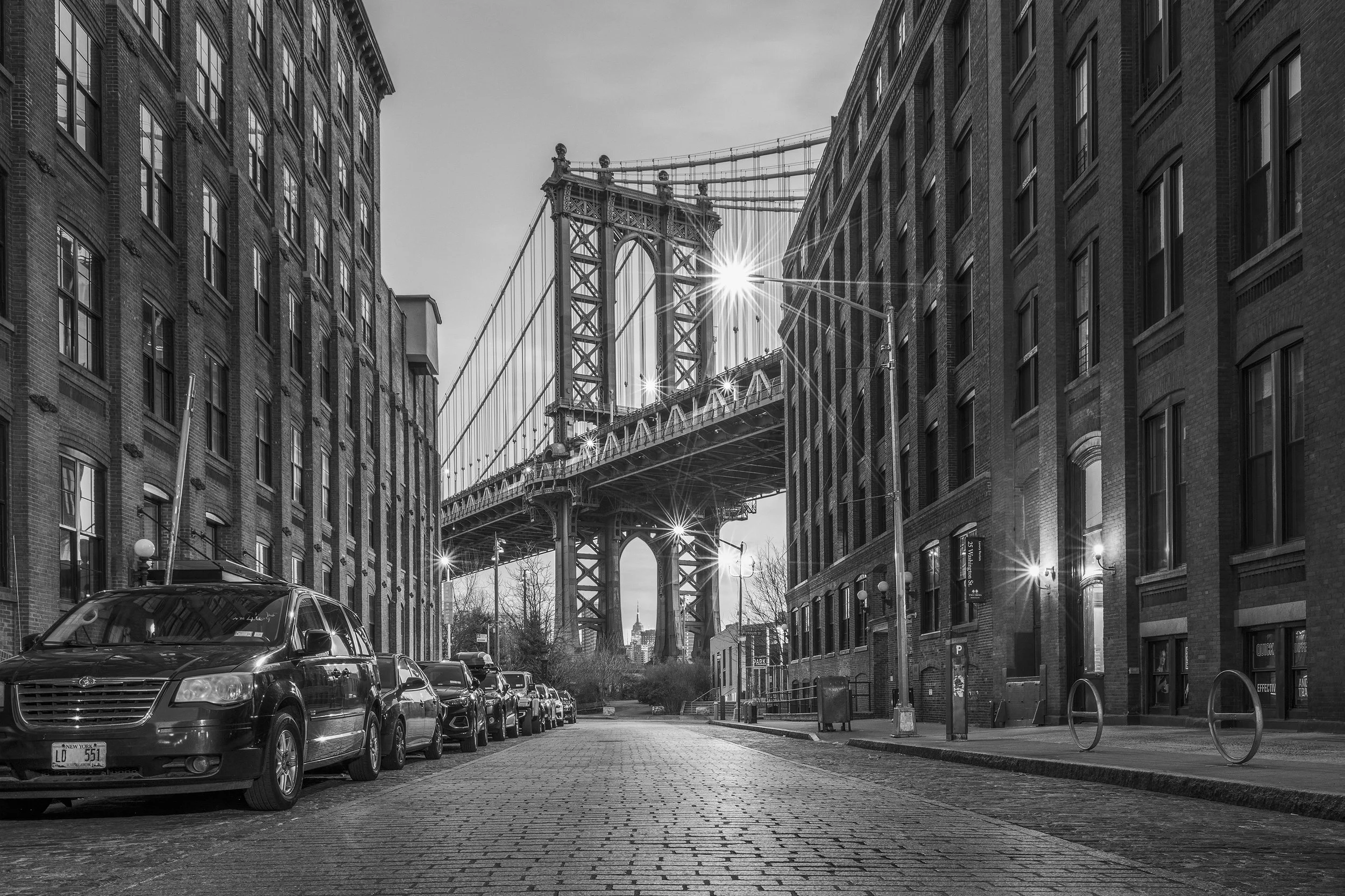 Manhattan Bridge At Washington & Water Street