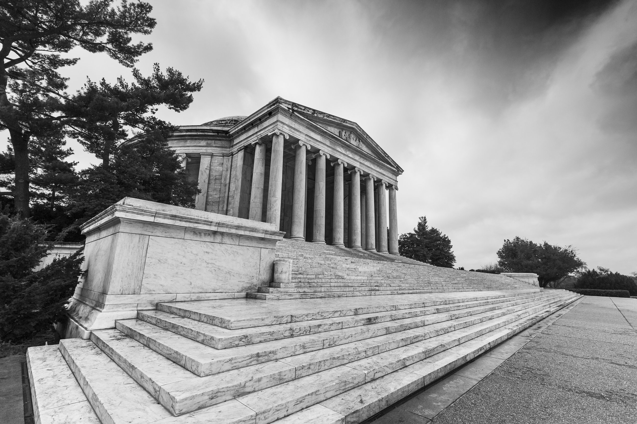 Jefferson Memorial From The Steps
