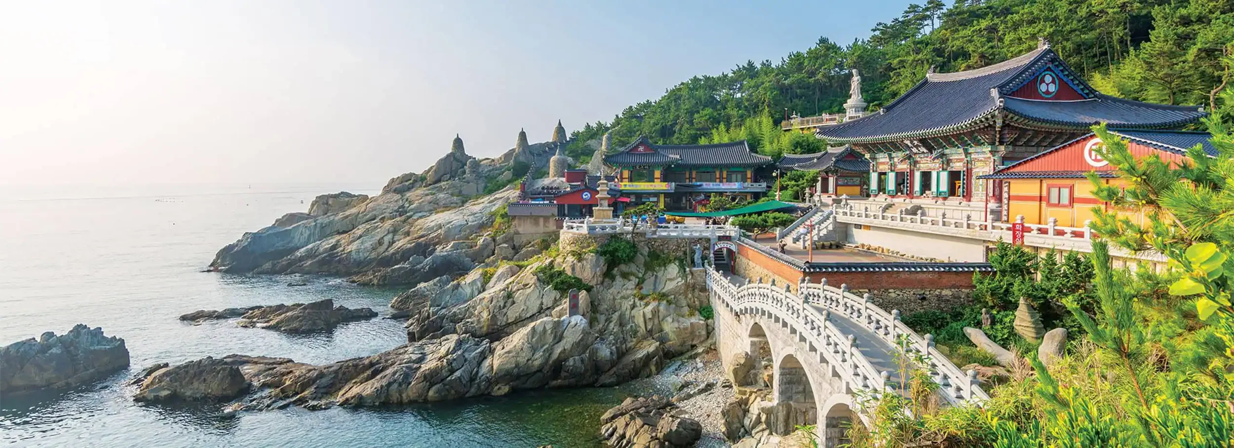 Busan, a large port city in South Korea, is known for its beaches, mountains and temples.