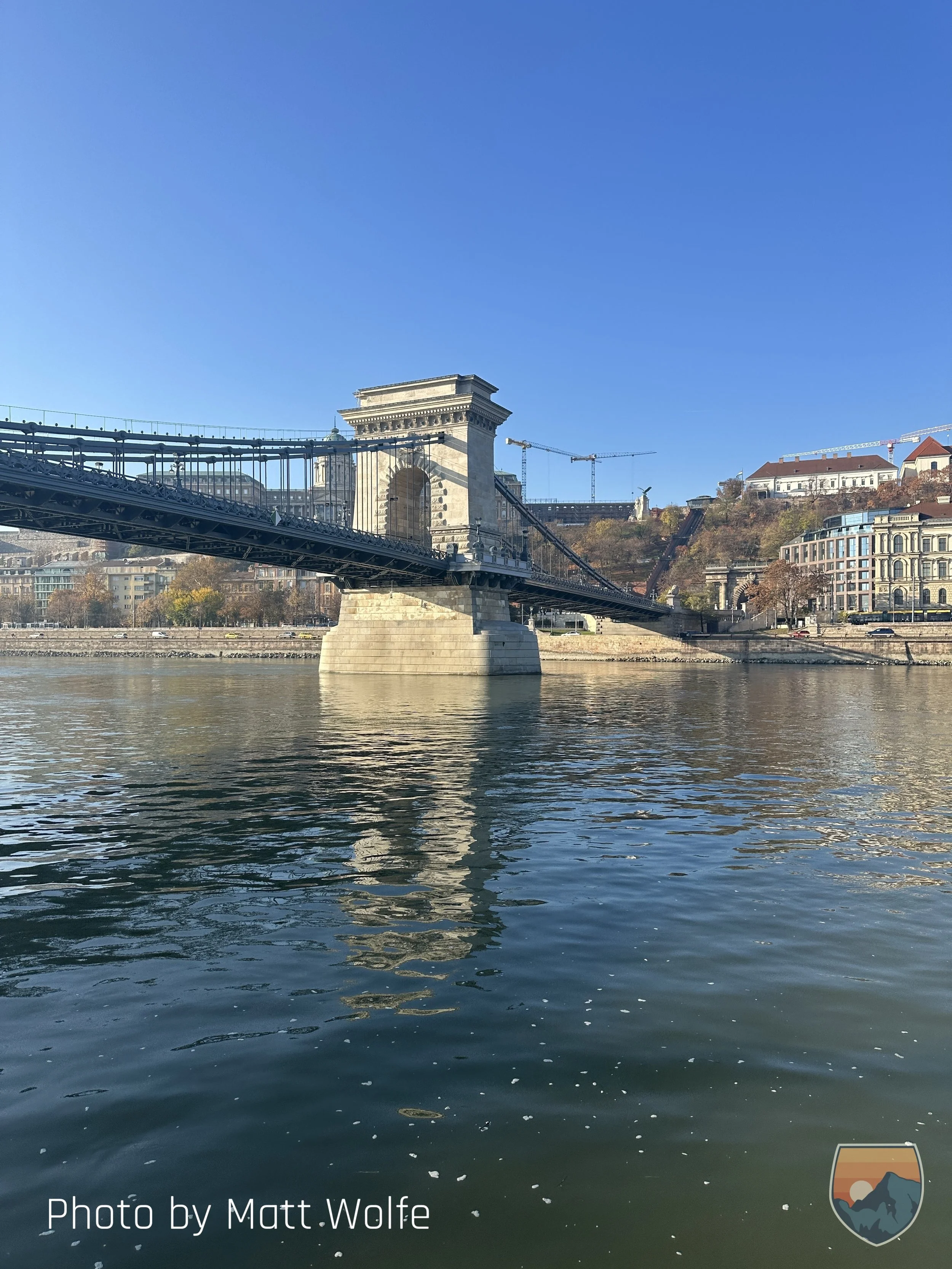 Margaret Bridge, a beautiful French designed bridge to stroll across for beautiful views.