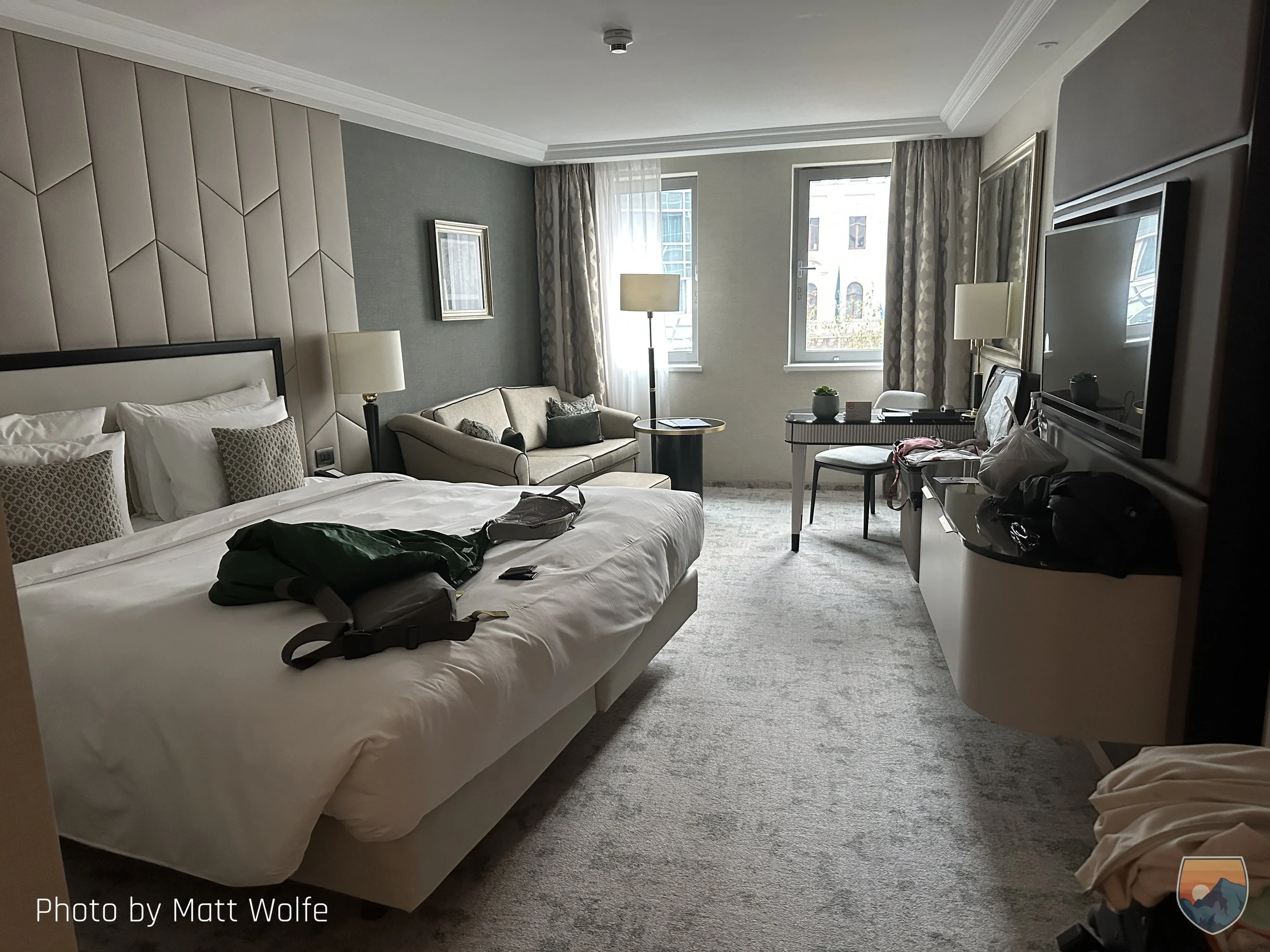 Hotel room at Kempinski