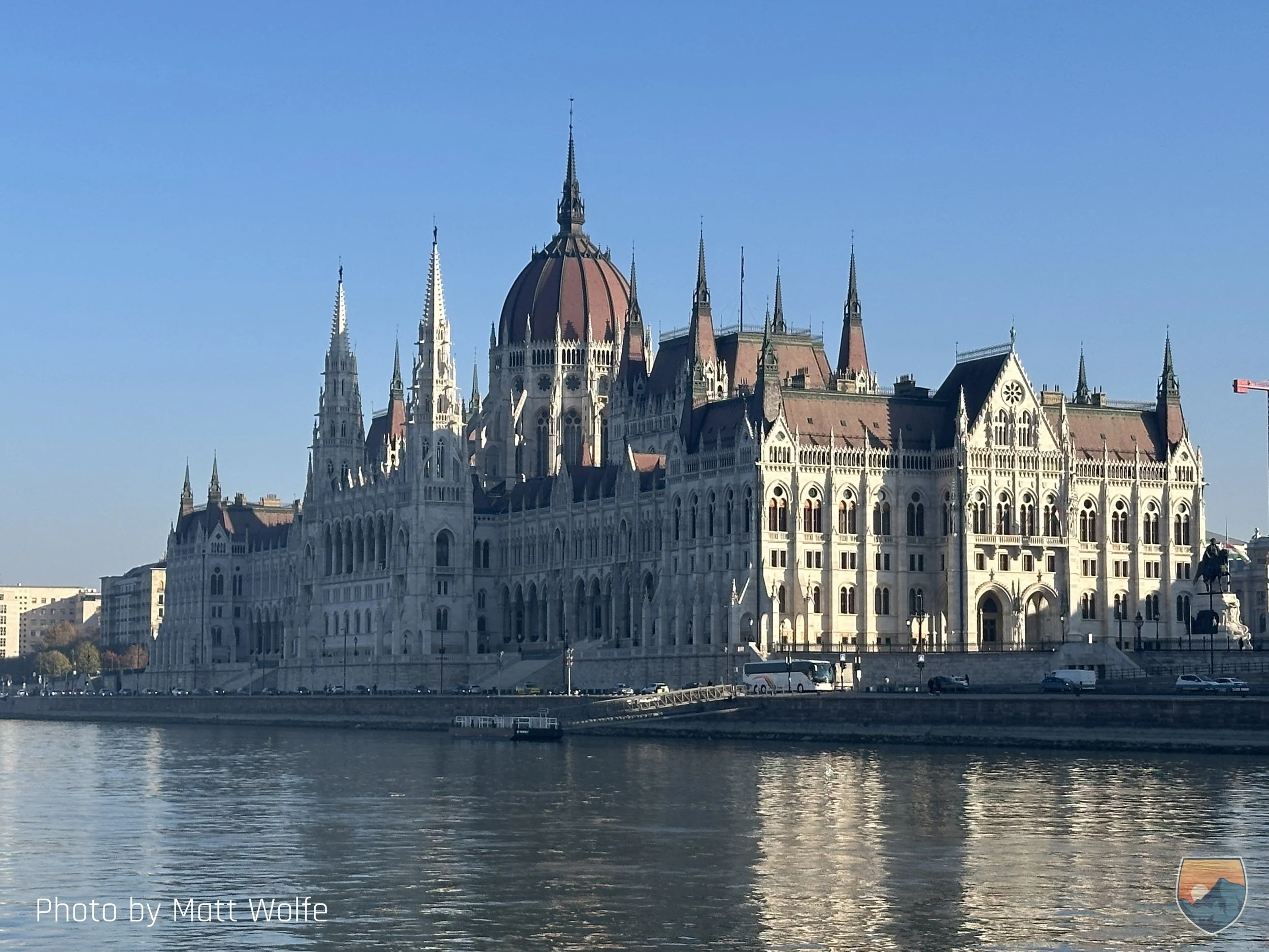 Parliament Building Budapest as photographed from our AMALea ship
