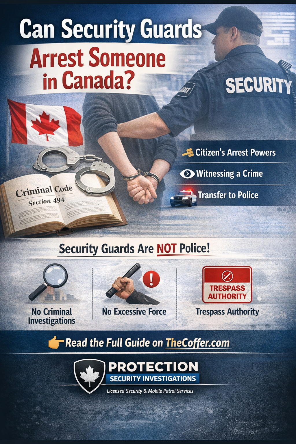 Can Security Guards Arrest in Canada? (Ontario Guide)