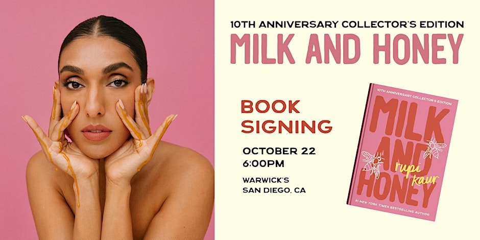 Rupi Kaur Milk & Honey Book Signing