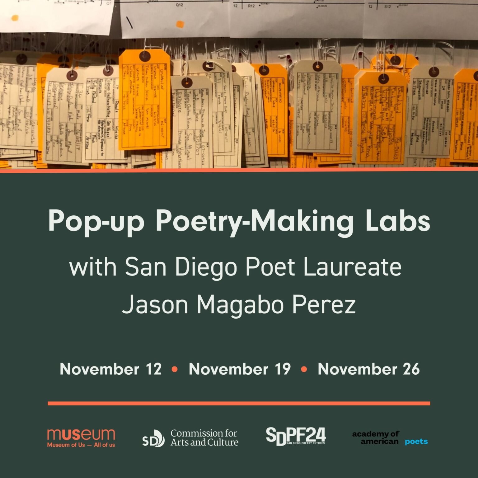 SDPF24: Pop-Up Poetry-Making Labs at Museum of Us (3 of 3)