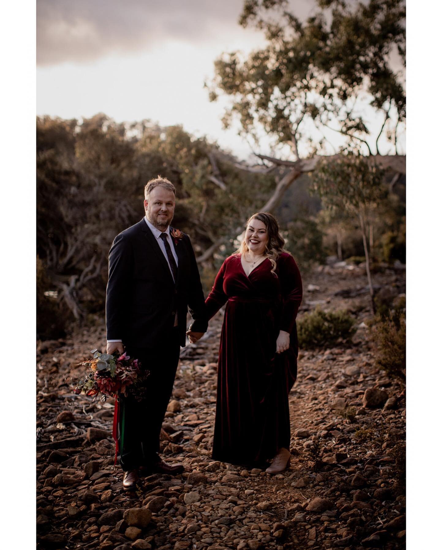 Cass + Andrew // It&rsquo;s a chilly, drizzly day here in lutruwita, which reminds me of Cass + Andrew&rsquo;s intimate winter elopement last year. A far cry from their qld home (and sunshine!), eloping to @pumphousepoint allowed them space to be tog