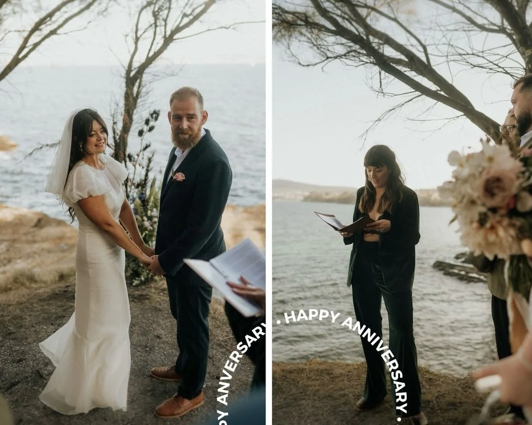 Happy anniversary to these two cuties!

Marrying friends + family is the best! With Maddi&rsquo;s eye for beauty, and Andy&rsquo;s wit + humour - it was always going to be a fun wedding! Add the fact that I&rsquo;ve witnessed their relationship bloss
