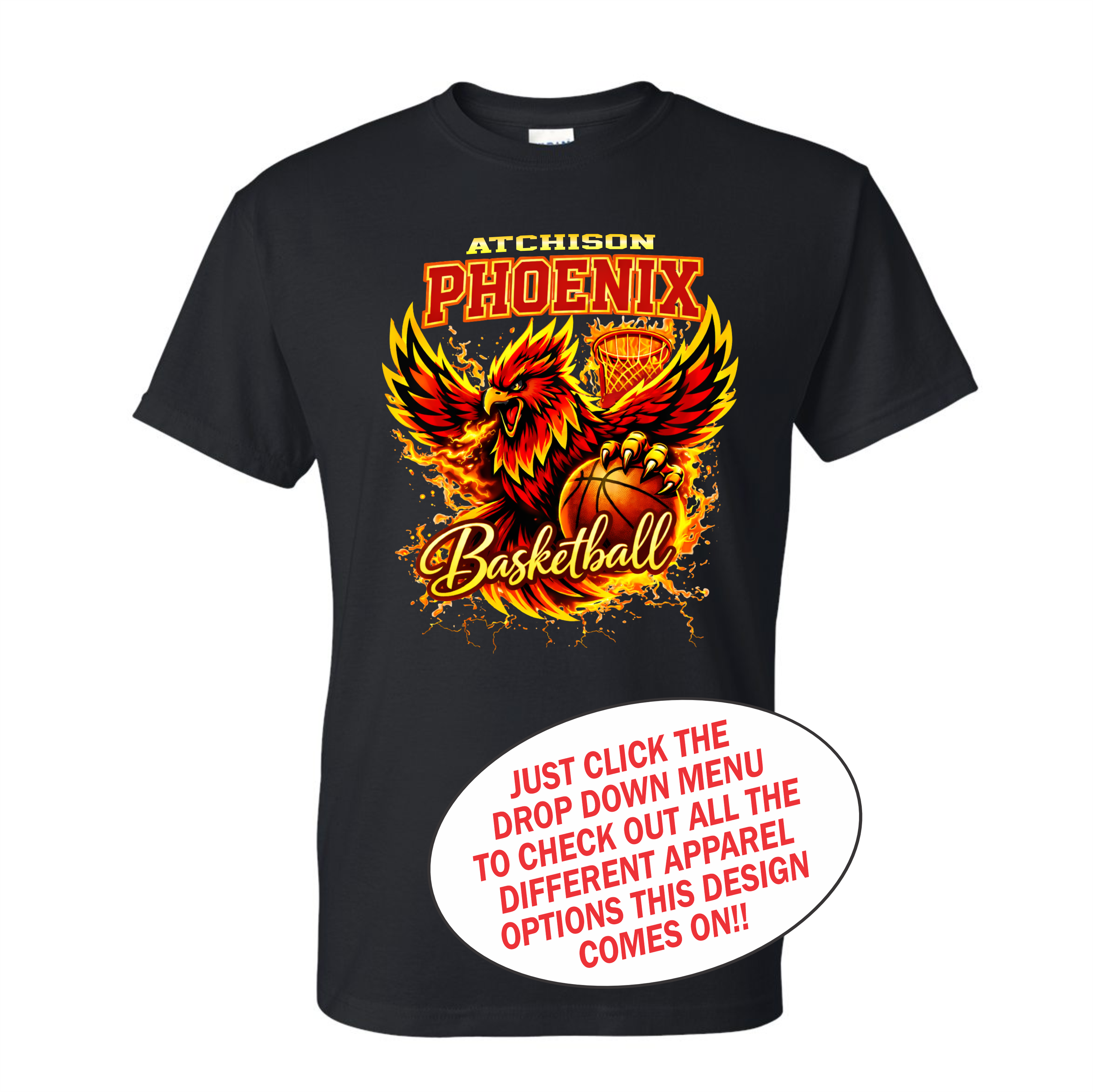 Fire Up Basketball Apparel