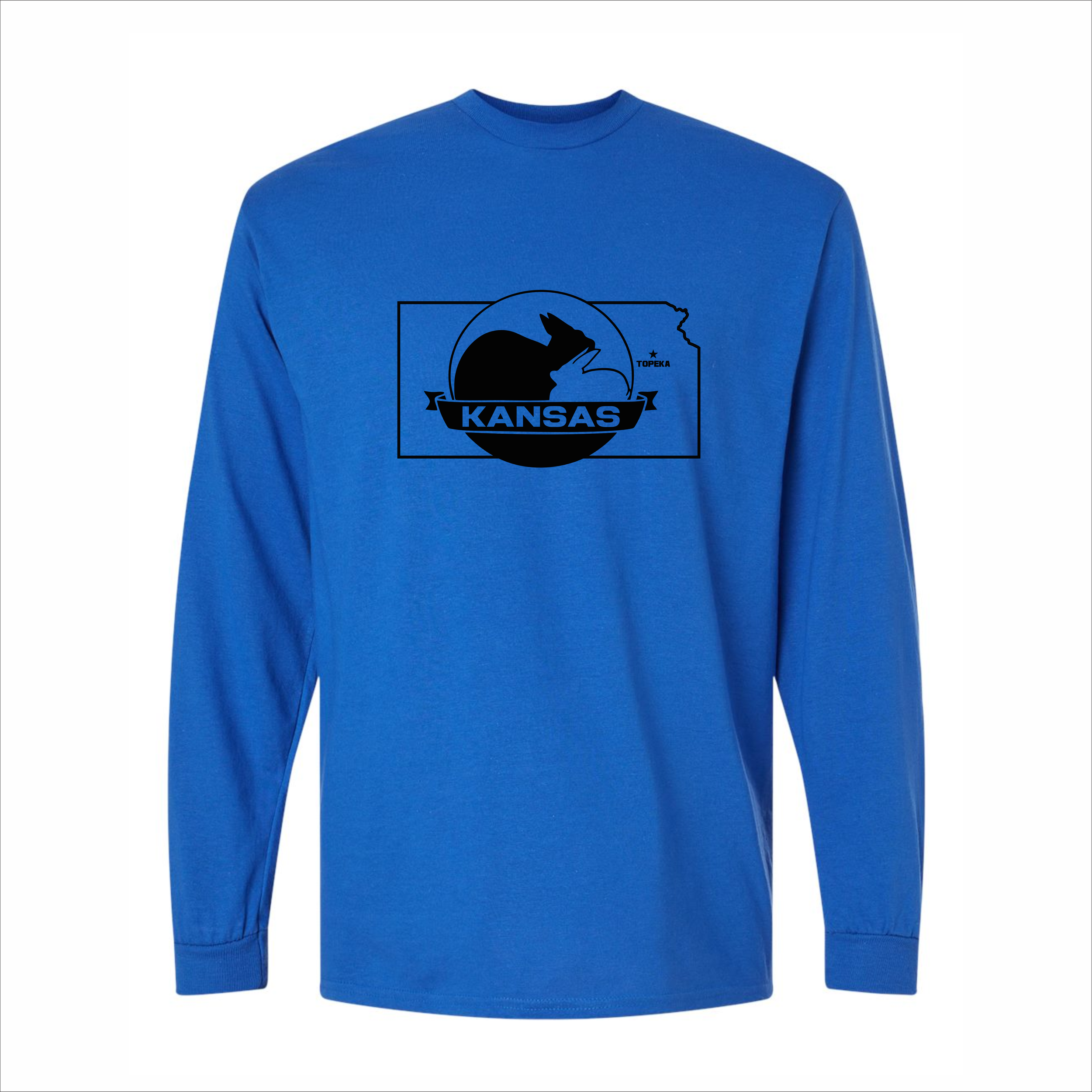 Kansas Gildan Long Sleeve T-shirt