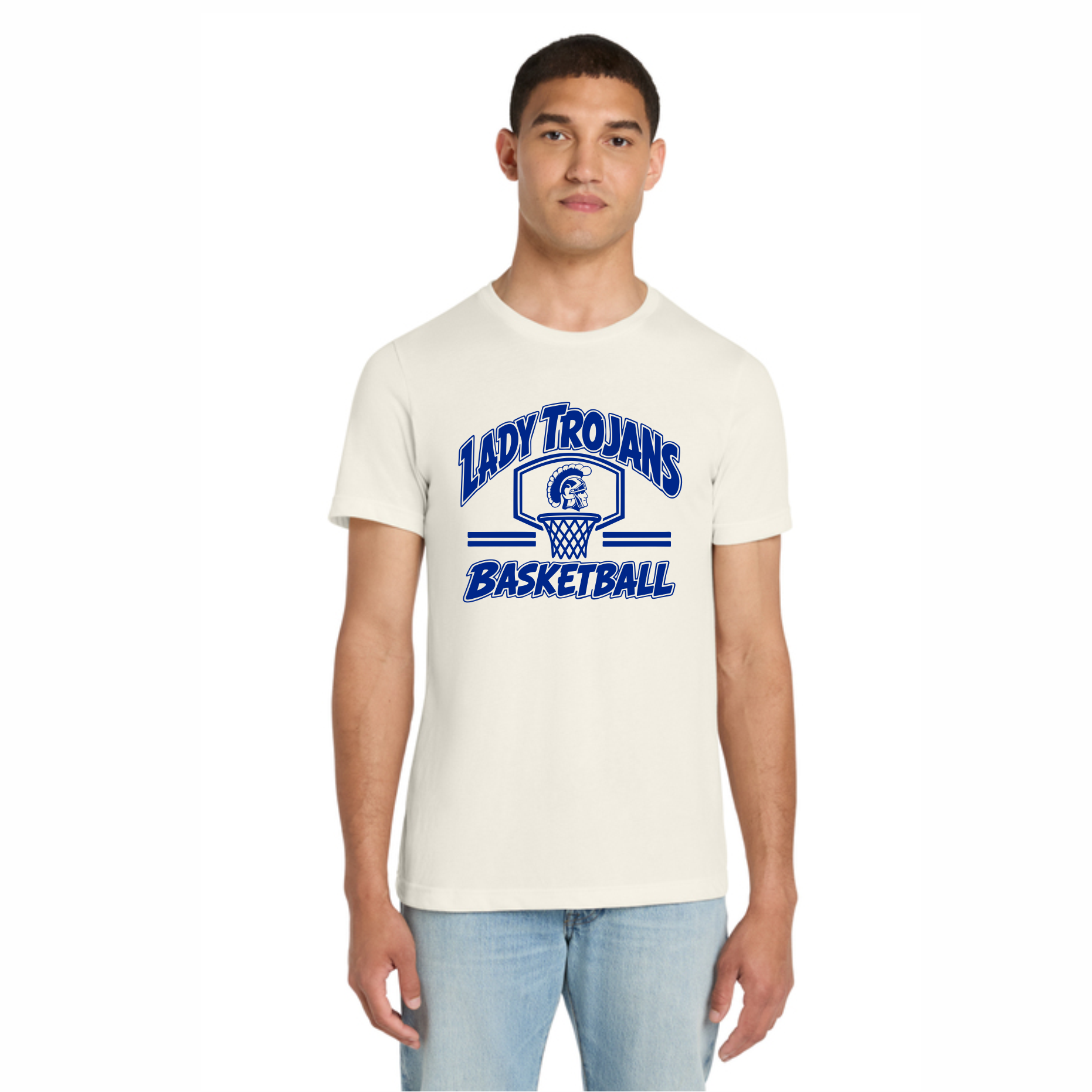 Natural Trojan Basketball Apparel