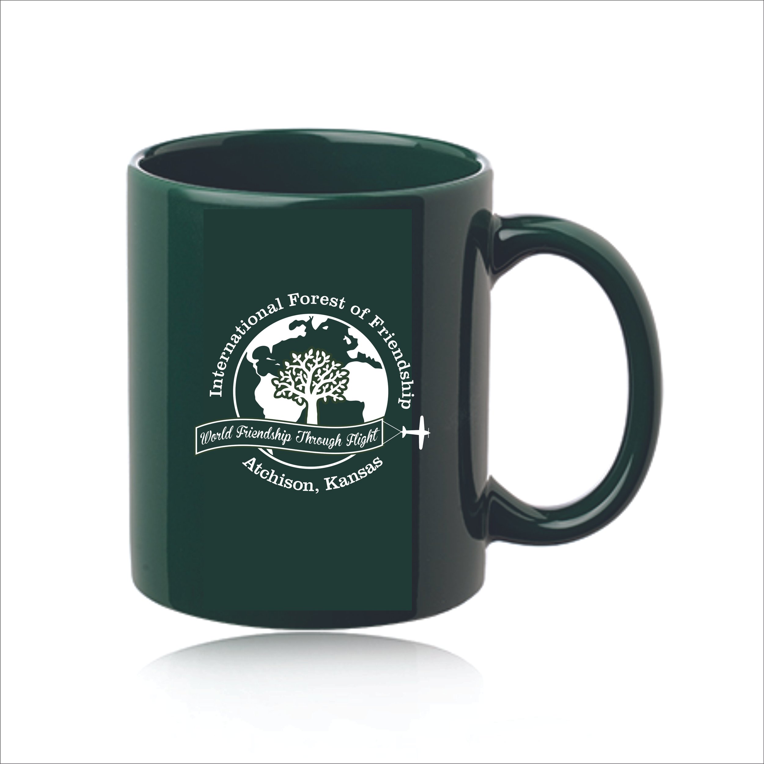 Forest of Friendship 11 oz. Traditional Ceramic Custom Mugs