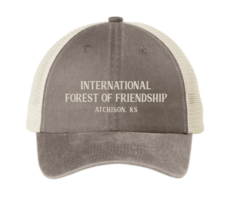 Taupe/Stone Port Authority® Beach Wash® Mesh Back Cap