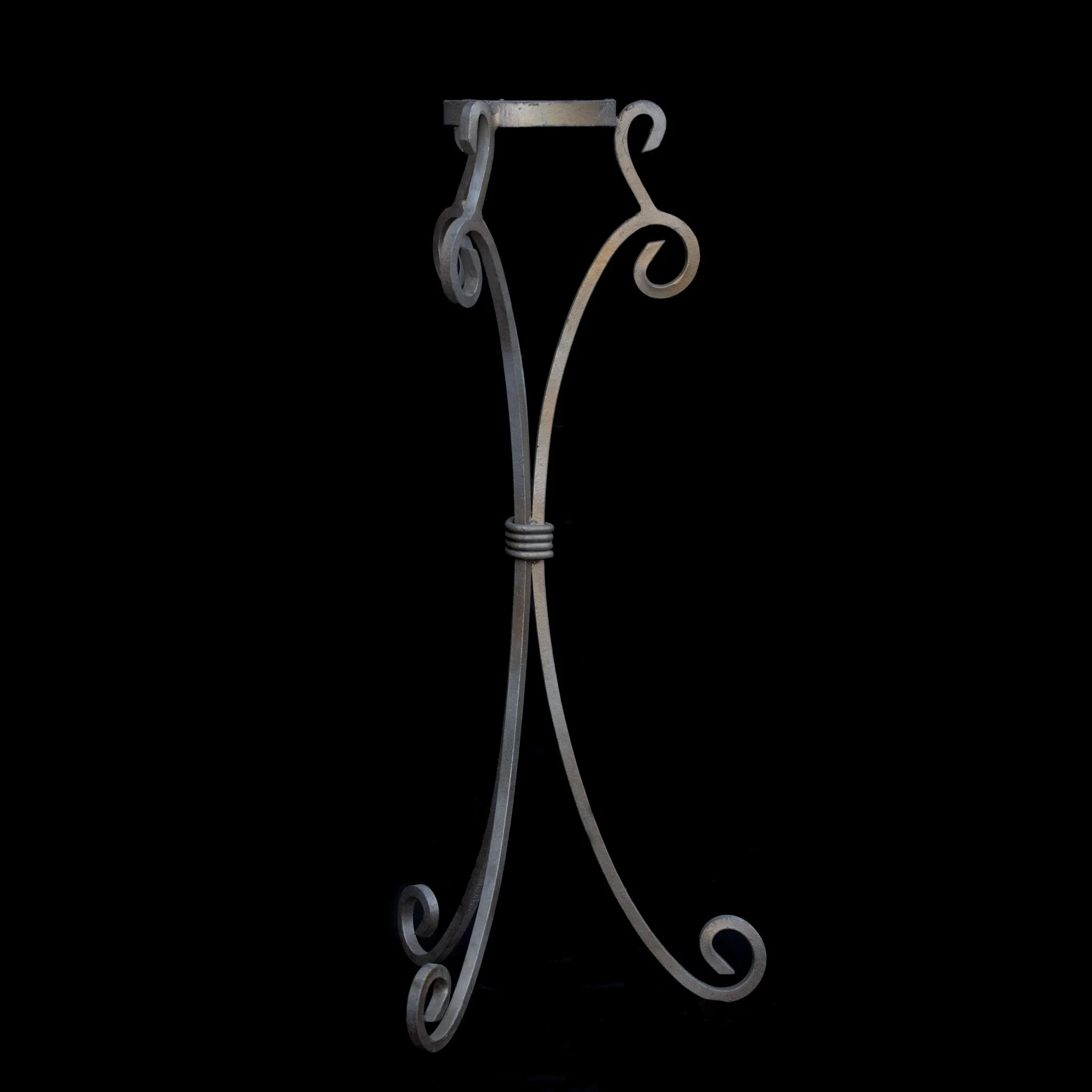 Hand-Forged Wrought Iron Stand