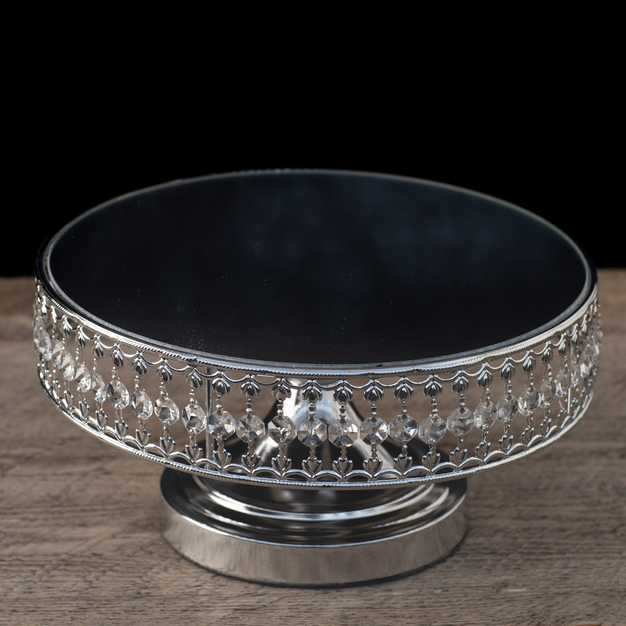 Silver Crystal Cake Stand